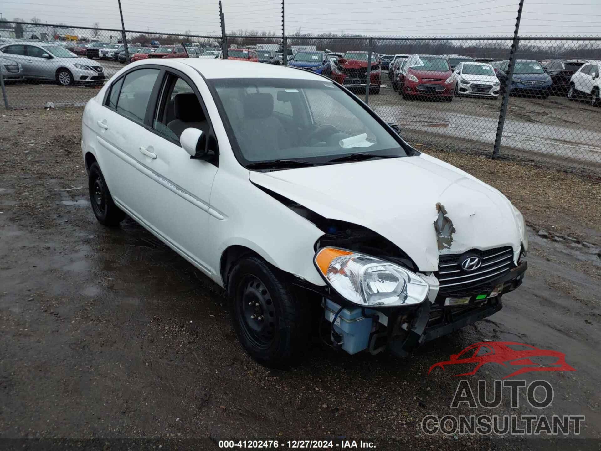 HYUNDAI ACCENT 2010 - KMHCN4AC6AU451437