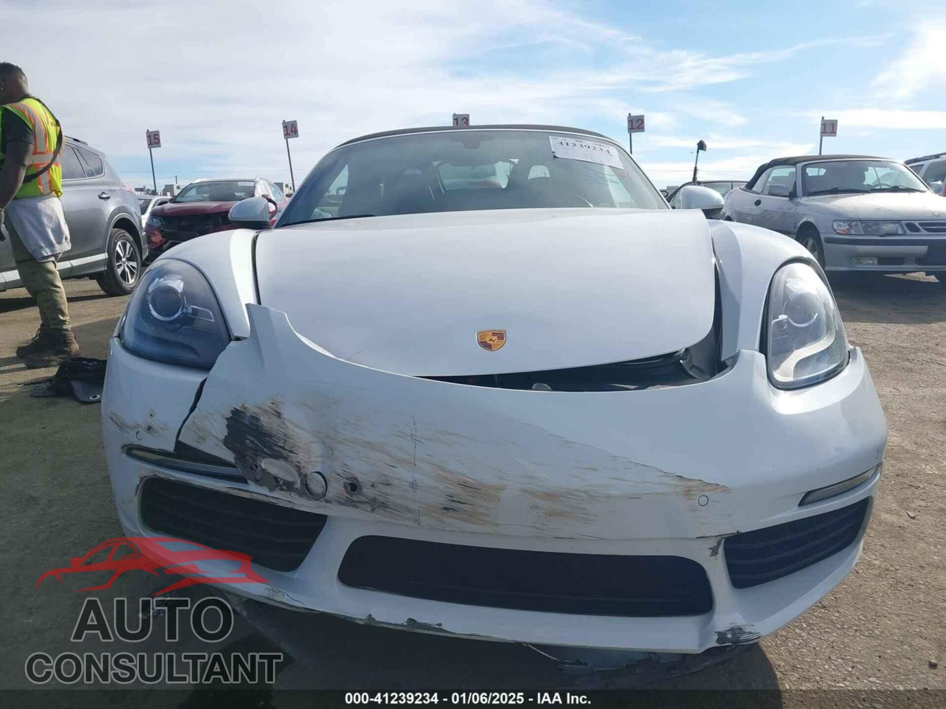 PORSCHE 718 BOXSTER 2017 - WP0CA2A84HS221210