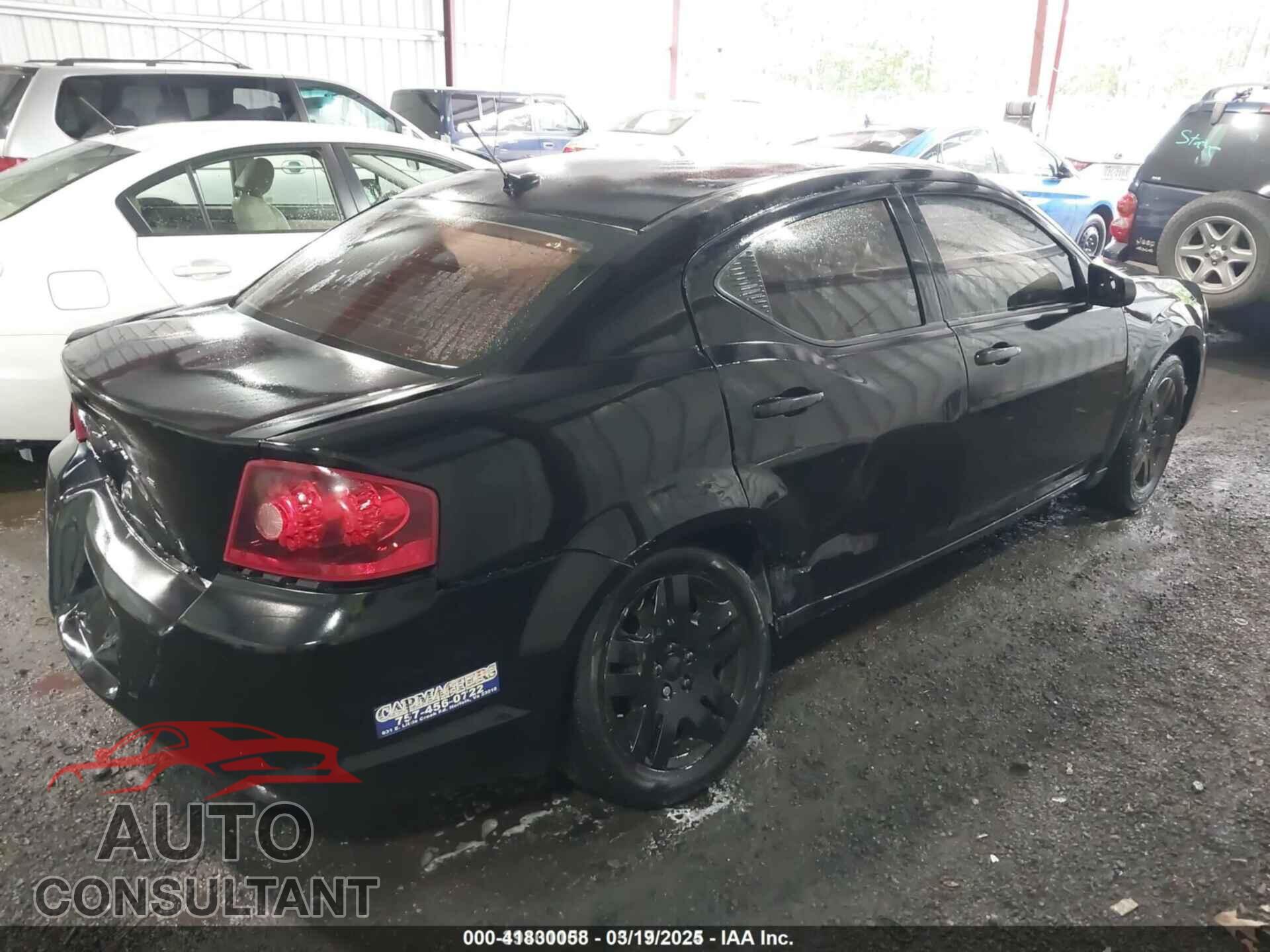 DODGE AVENGER 2014 - 1C3CDZABXEN108663