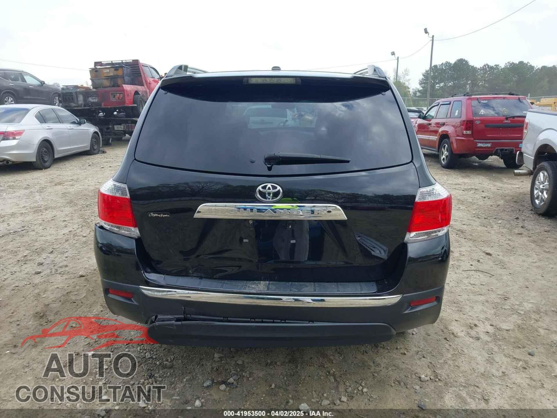 TOYOTA HIGHLANDER 2013 - 5TDYK3EH8DS110228