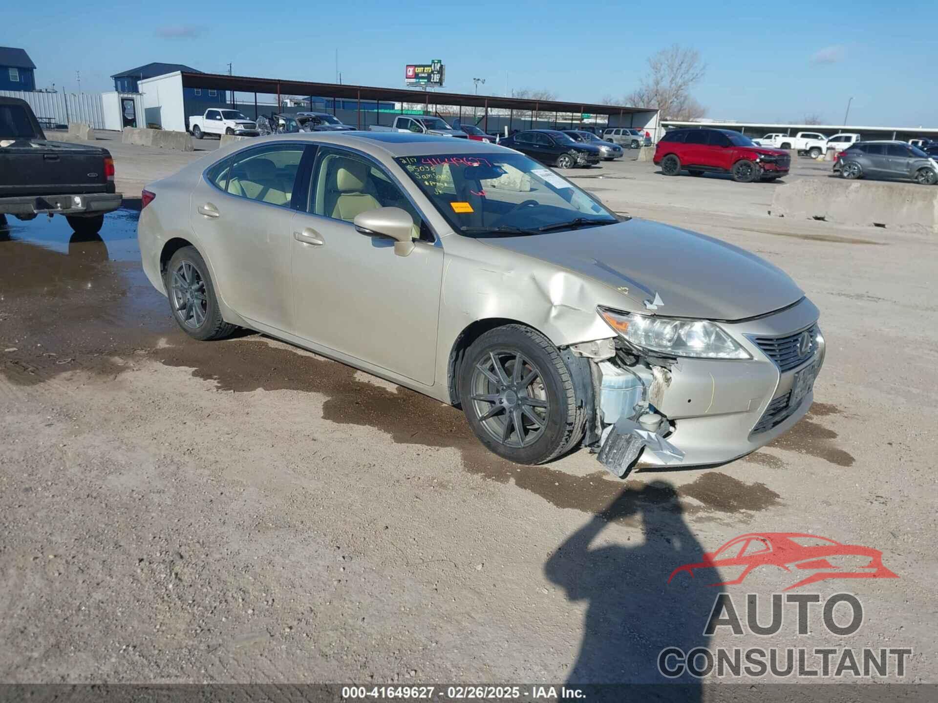 LEXUS ES 350 2013 - JTHBK1GG7D2070115