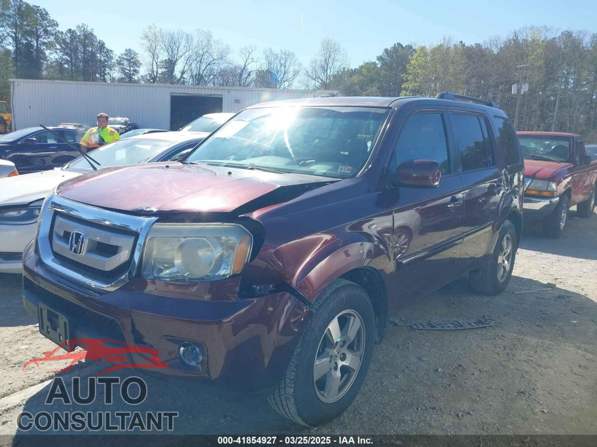 HONDA PILOT 2011 - 5FNYF4H76BB024124