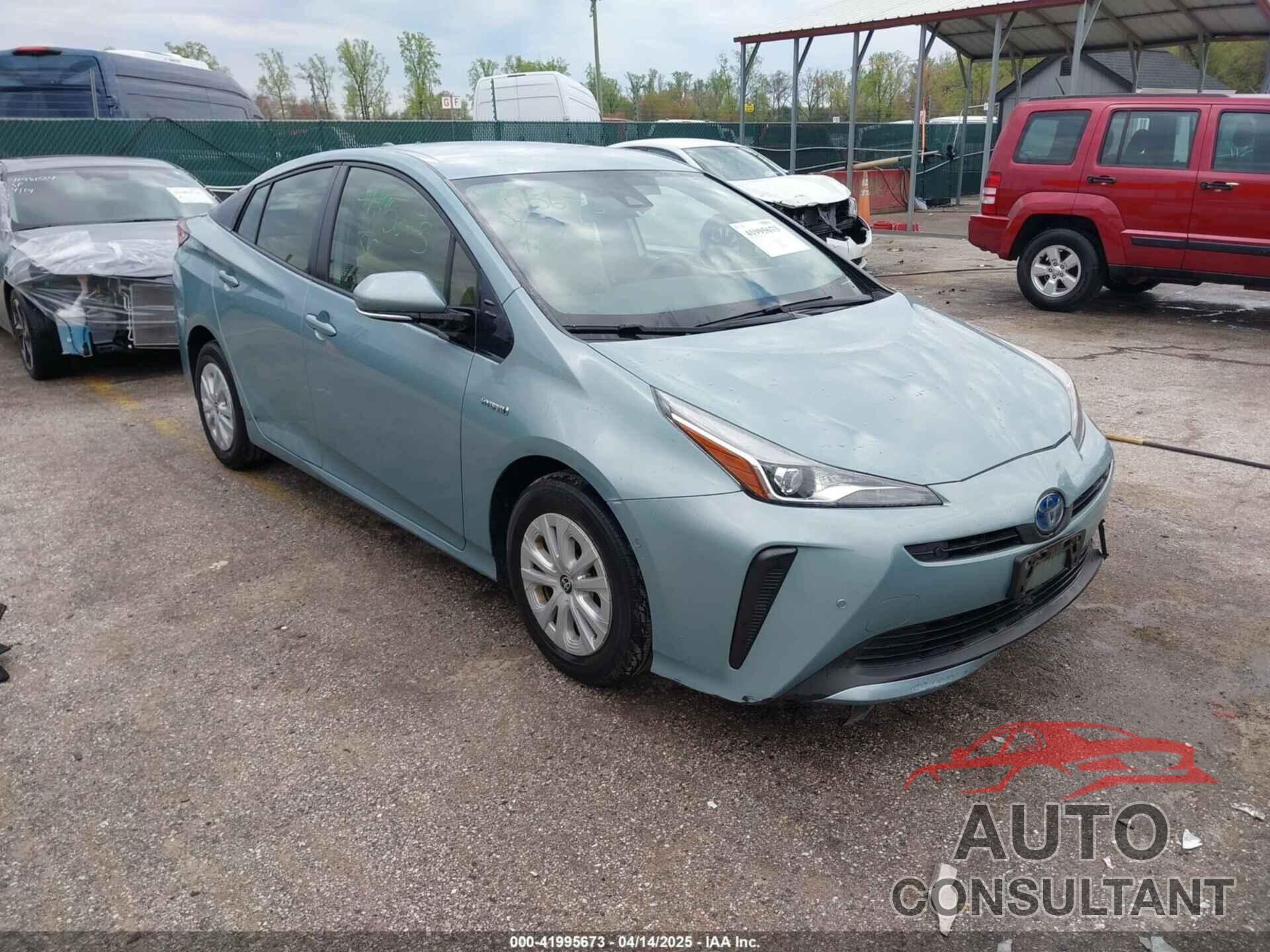 TOYOTA PRIUS 2019 - JTDKARFU0K3072502