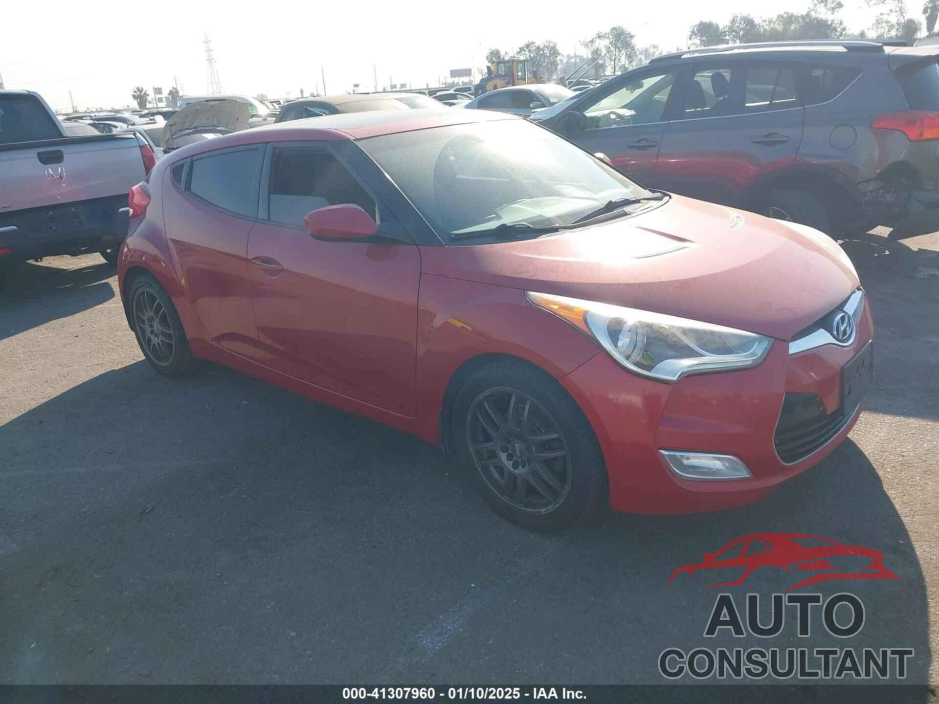 HYUNDAI VELOSTER 2013 - KMHTC6ADXDU092396