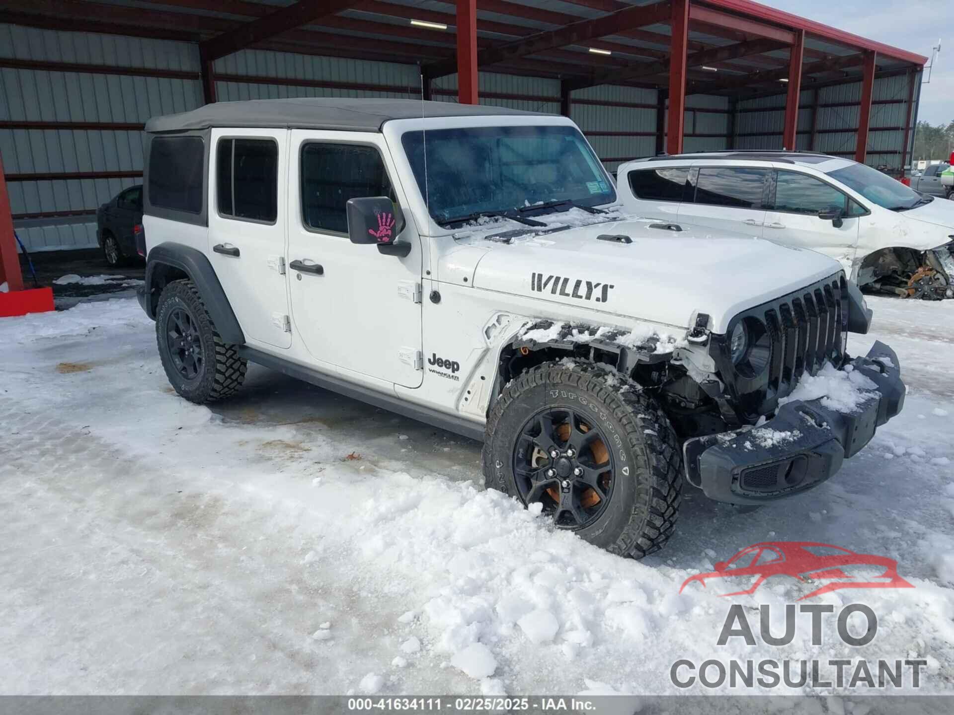 JEEP WRANGLER UNLIMITED 2022 - 1C4HJXDG2NW193577