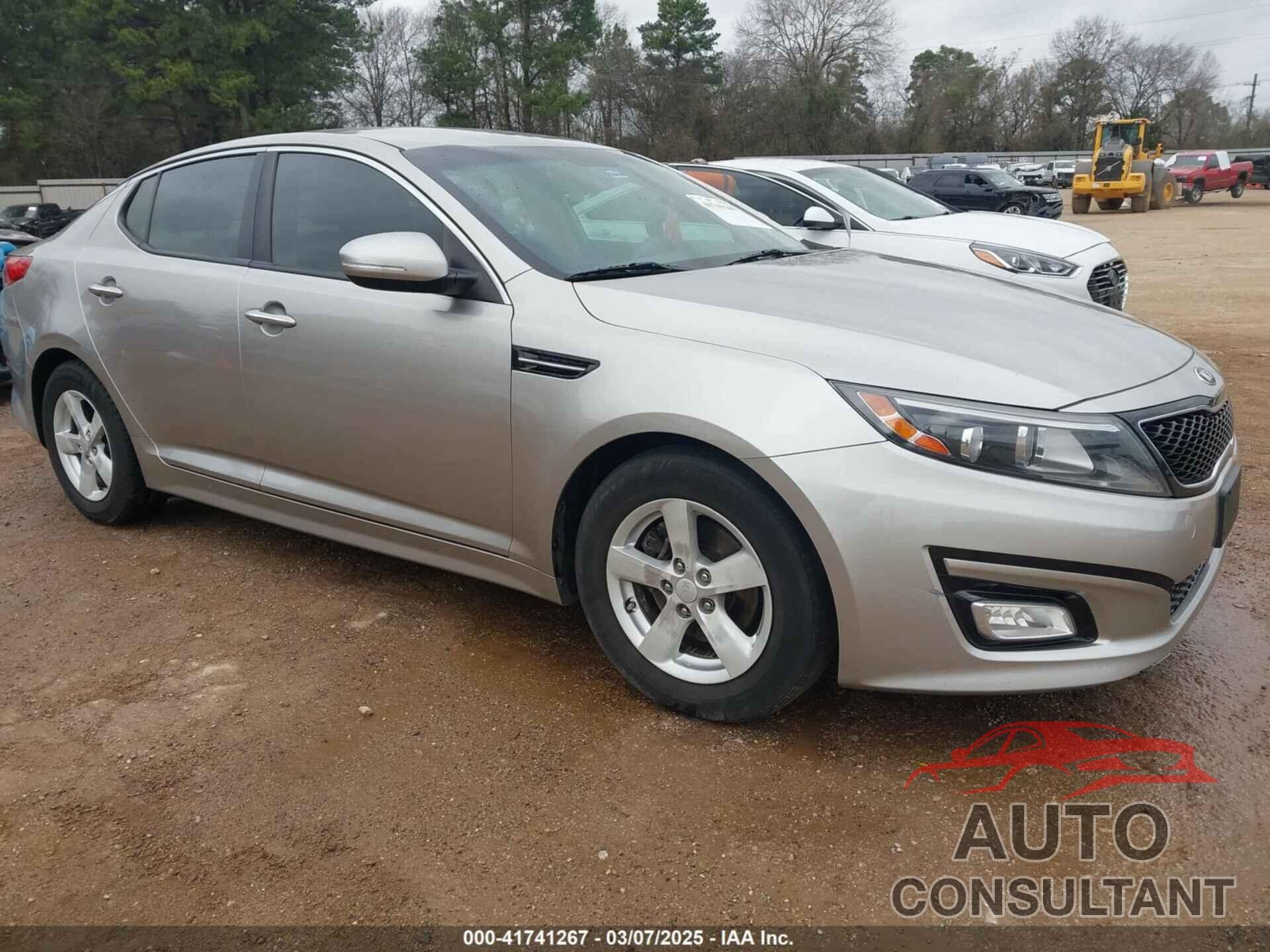 KIA OPTIMA 2014 - KNAGM4A70E5512922