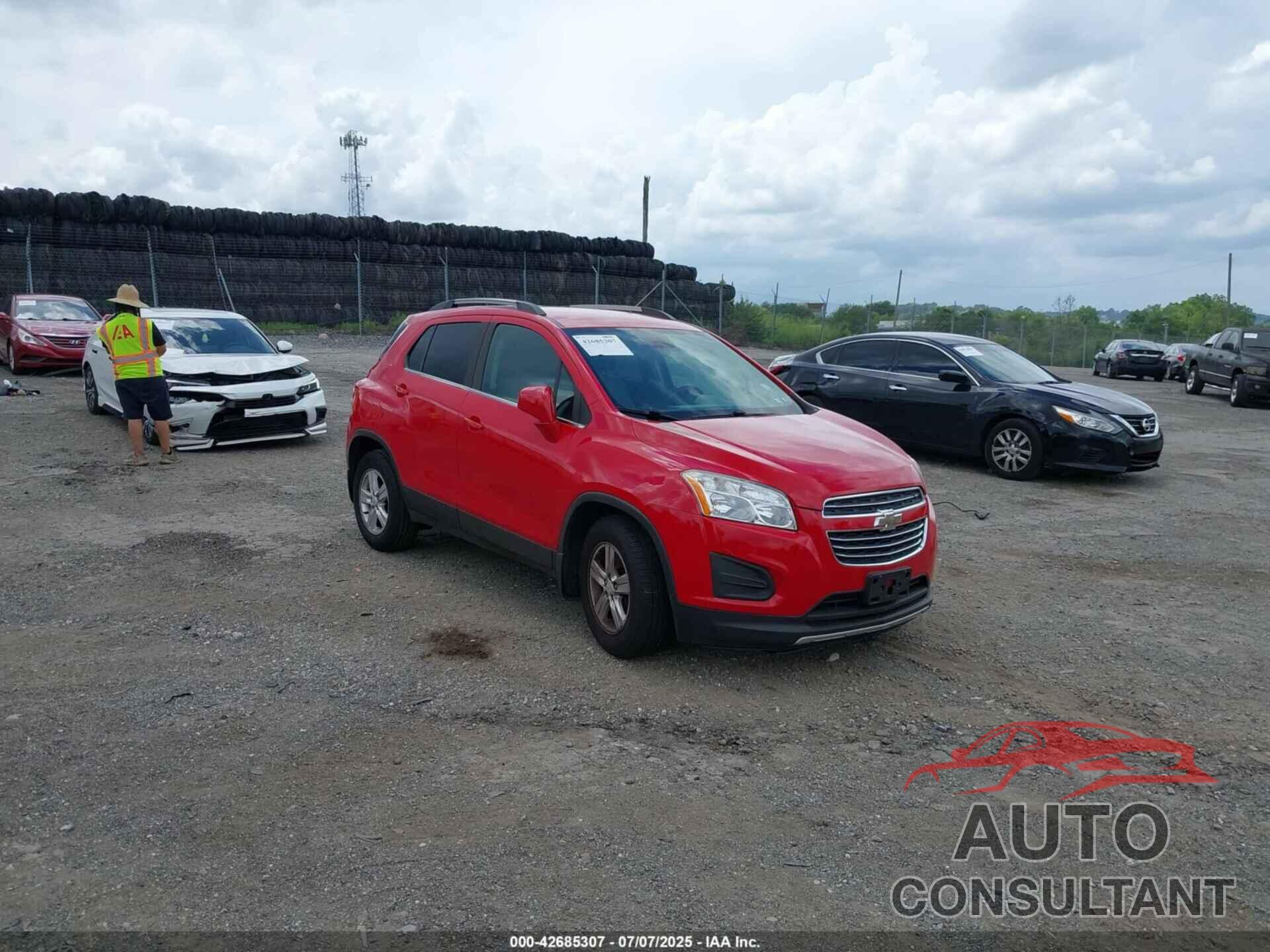 CHEVROLET TRAX 2016 - KL7CJLSB9GB755752