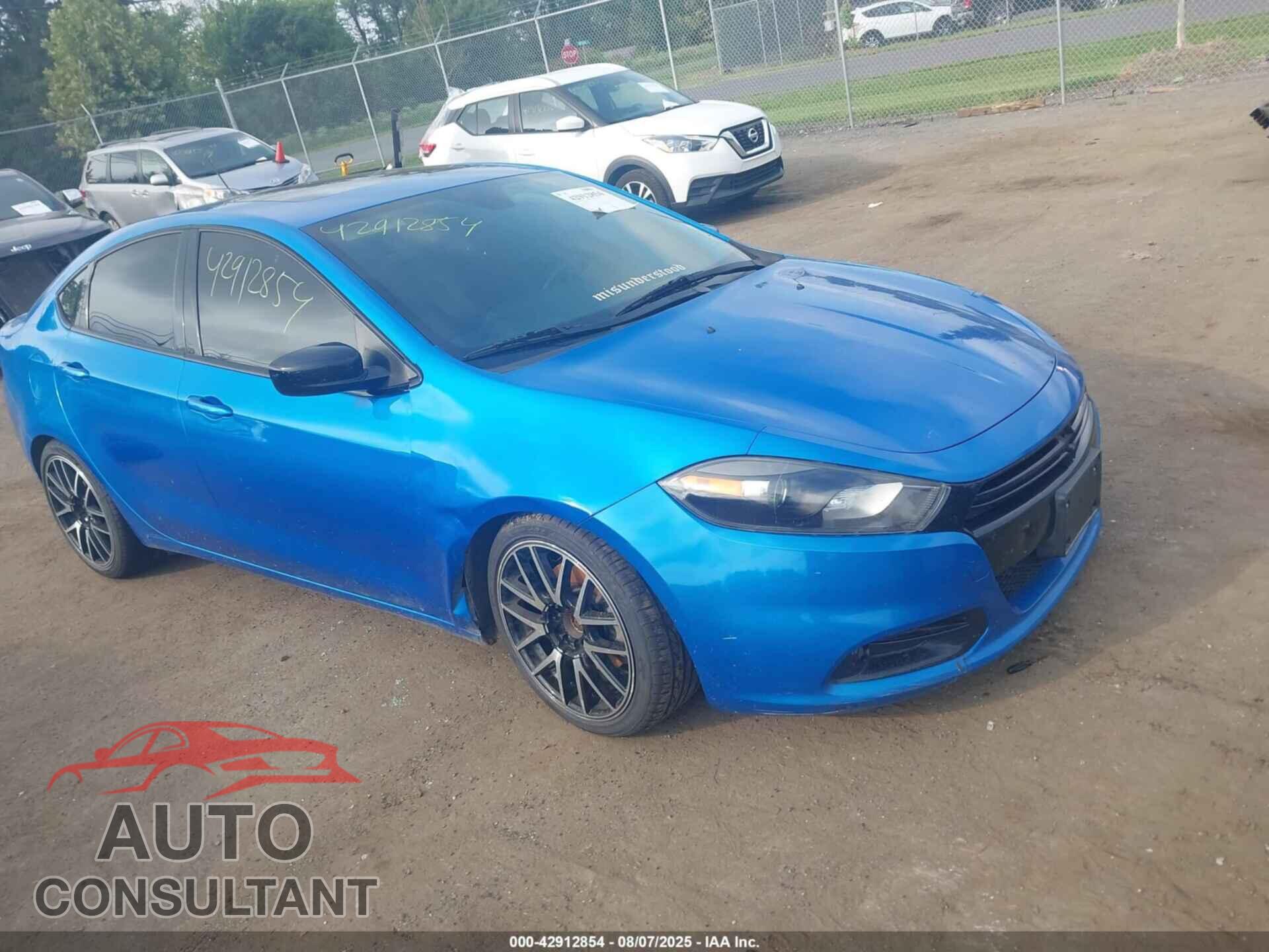 DODGE DART 2015 - 1C3CDFBB2FD243172