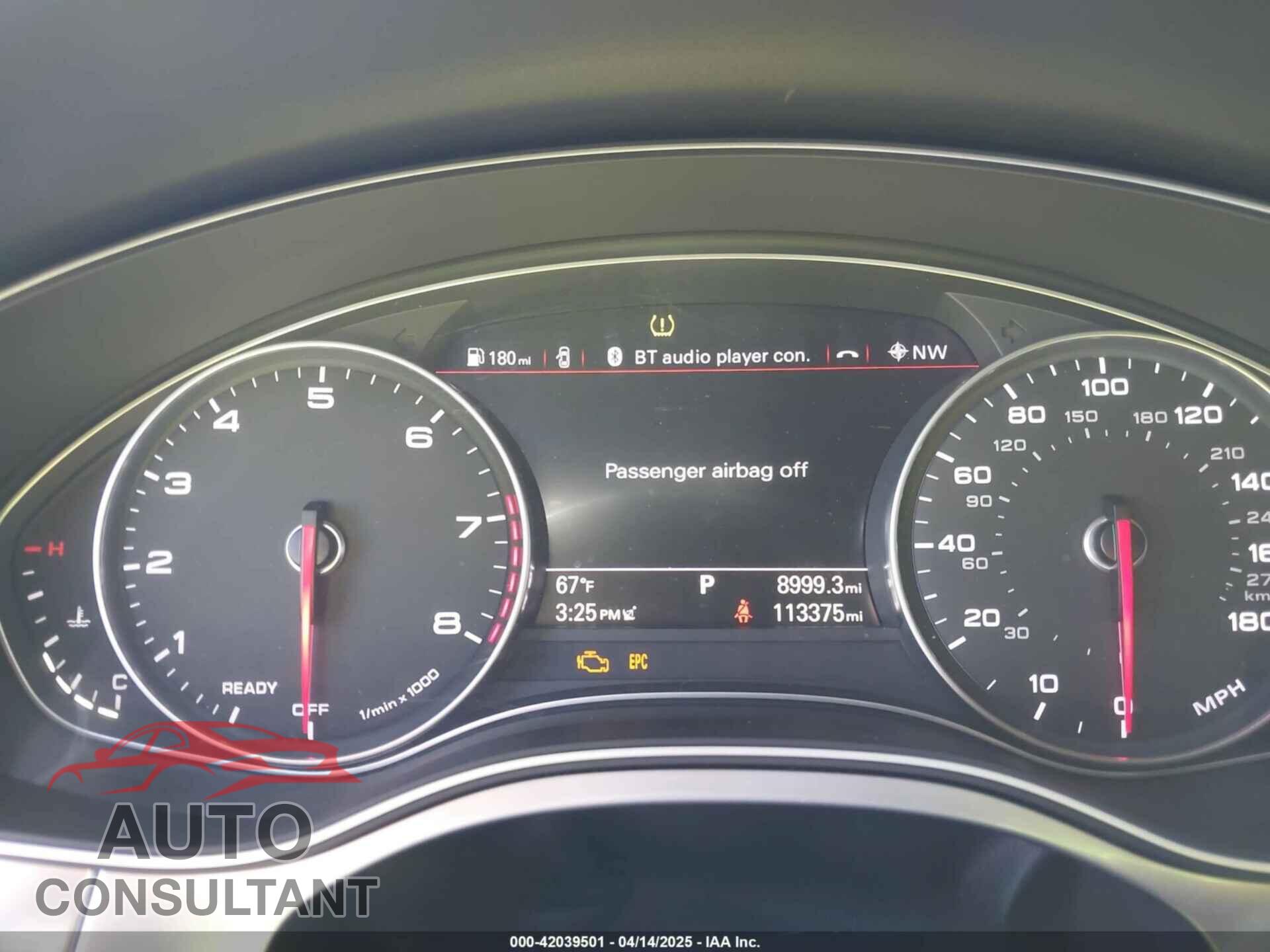 AUDI A6 2016 - WAUGFAFC8GN090268