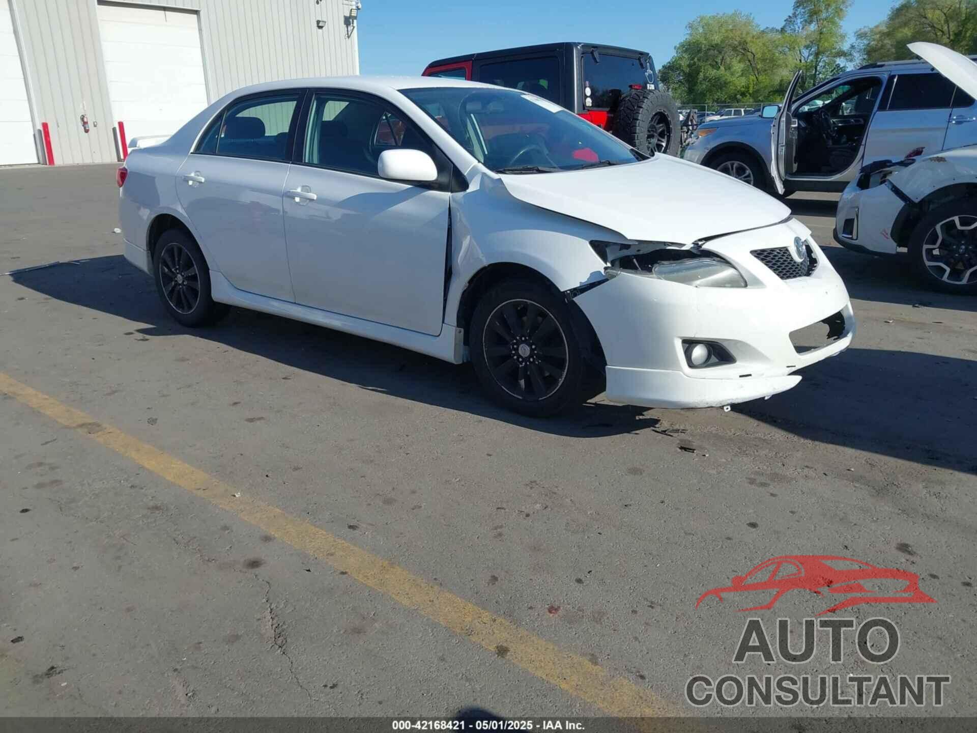 TOYOTA COROLLA 2009 - 1NXBU40E69Z136134