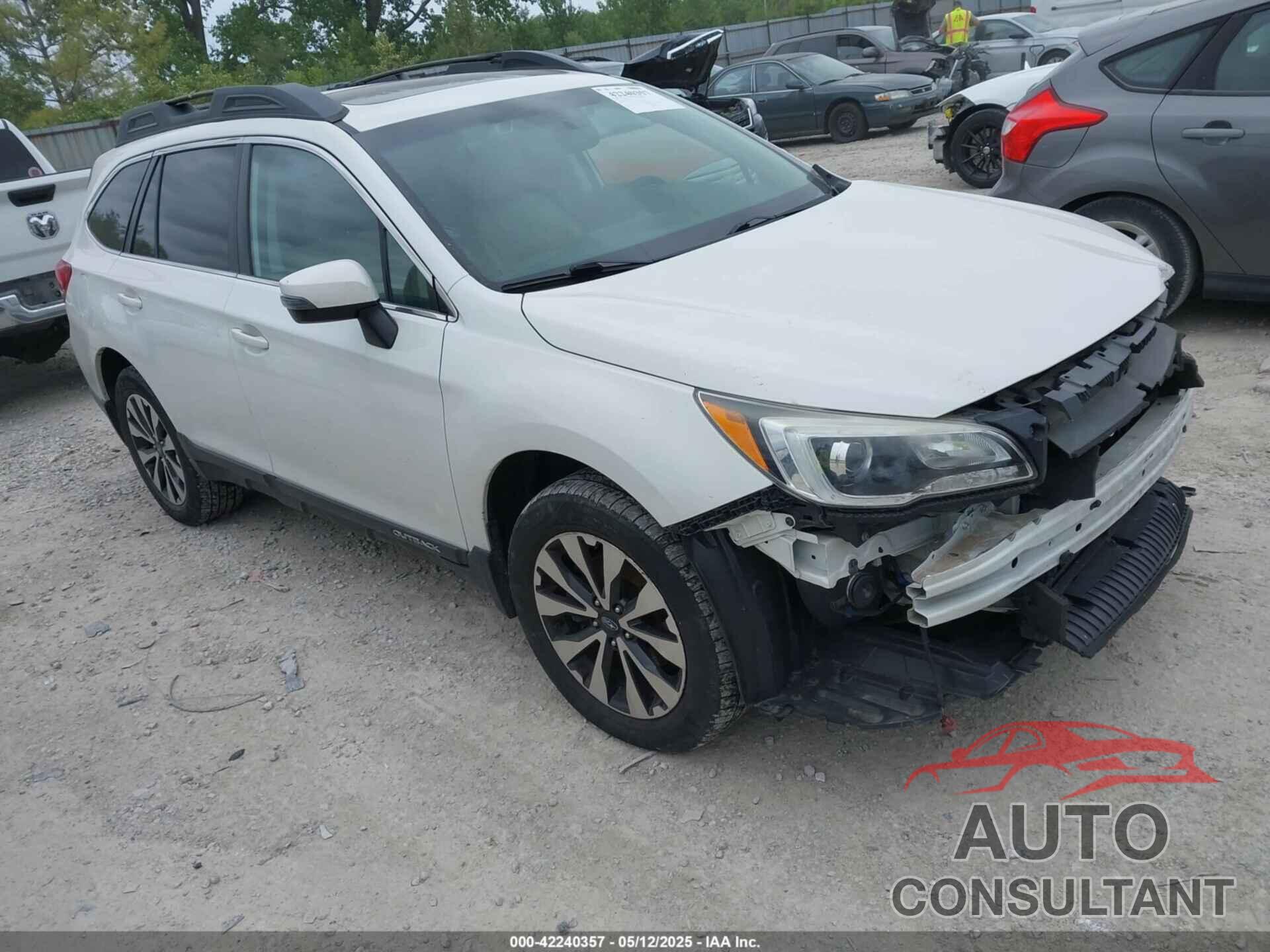 SUBARU OUTBACK 2016 - 4S4BSBNC3G3332990