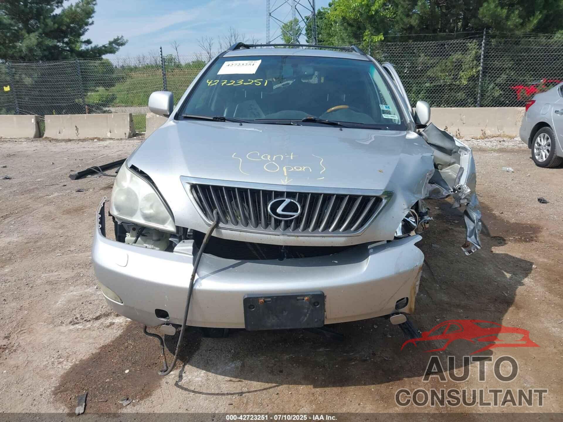 LEXUS RX 350 2009 - 2T2HK31U39C096947