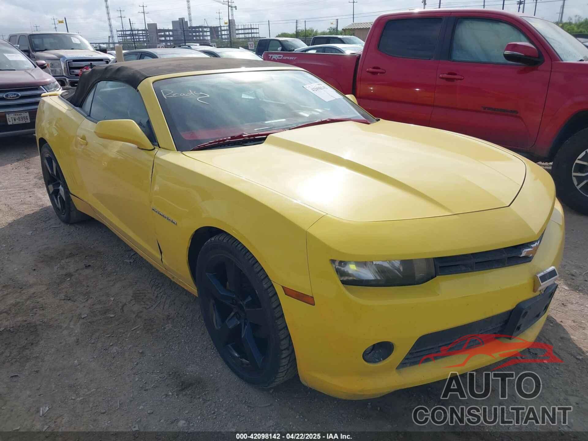 CHEVROLET CAMARO 2014 - 2G1FB3D36E9312209