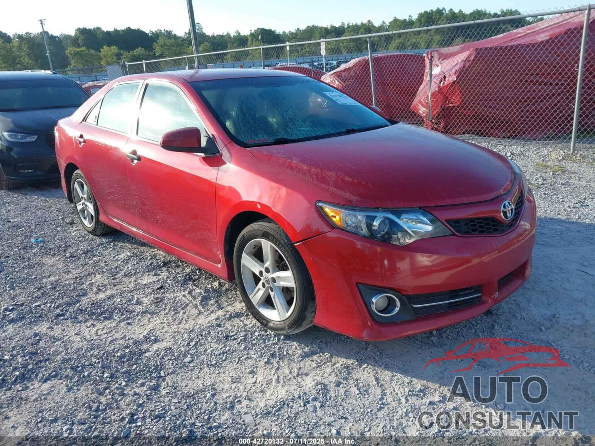 TOYOTA CAMRY 2012 - 4T1BF1FK2CU584772