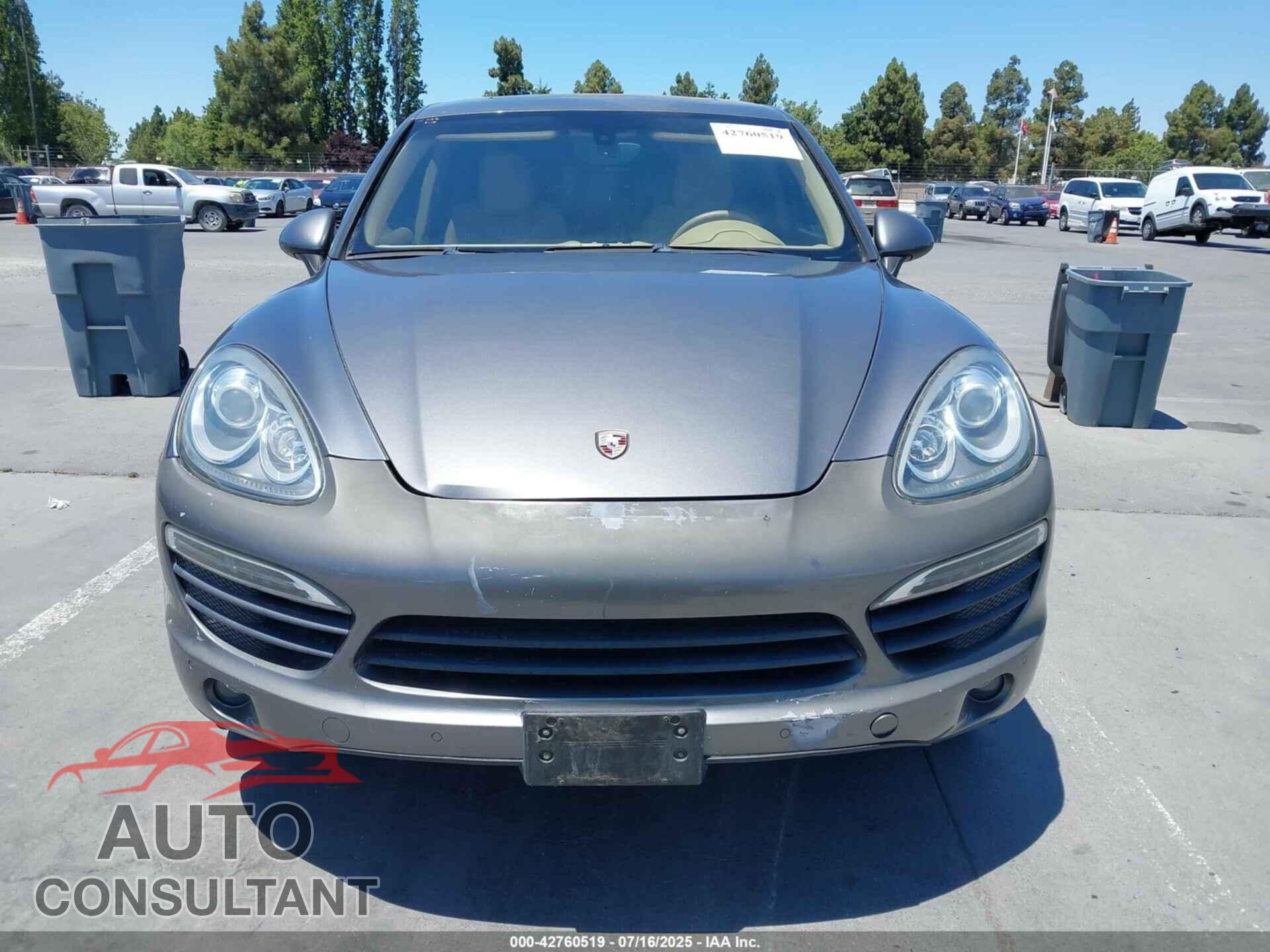 PORSCHE CAYENNE 2011 - WP1AB2A25BLA44196