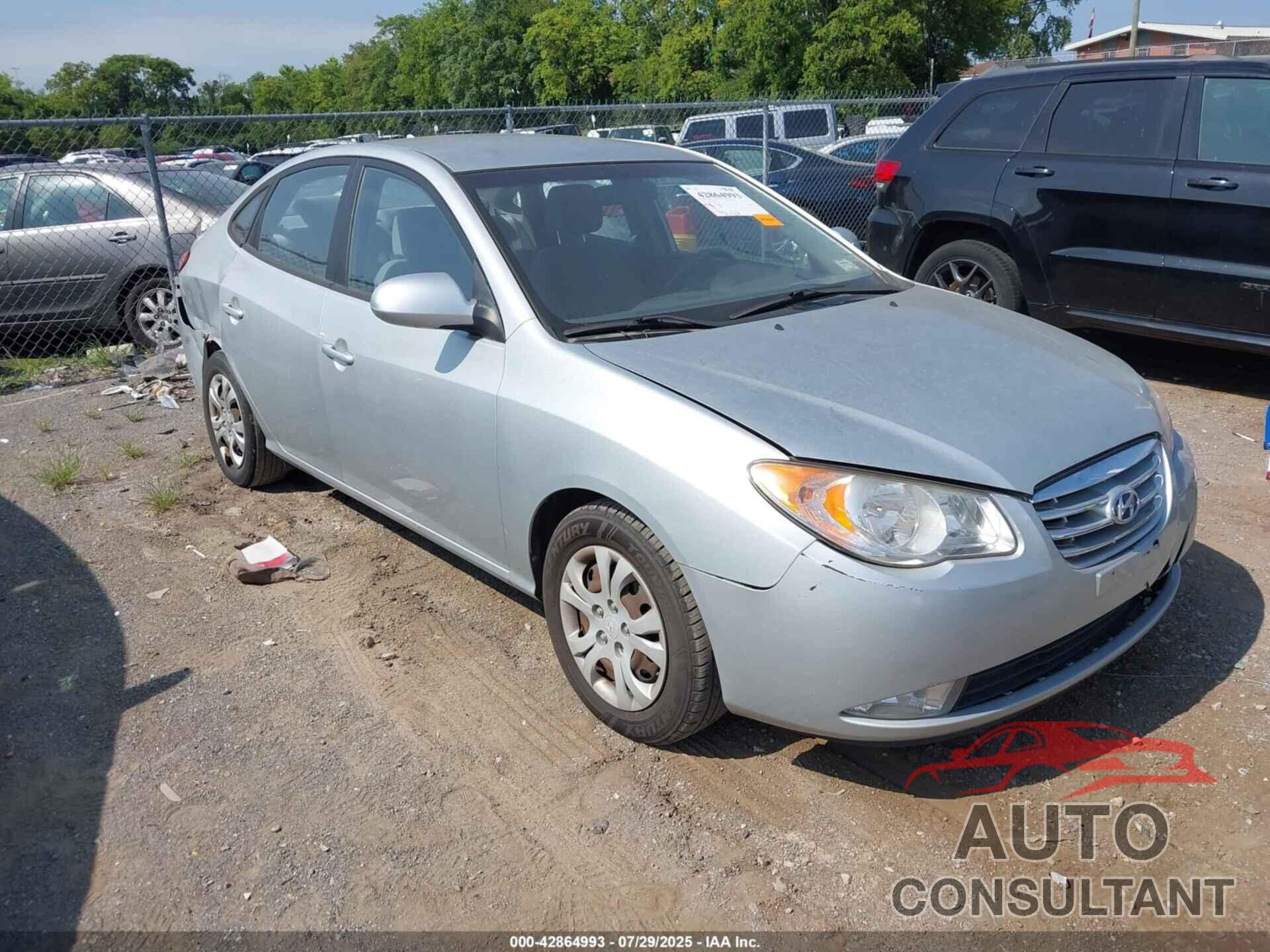 HYUNDAI ELANTRA 2010 - KMHDU4AD9AU940589
