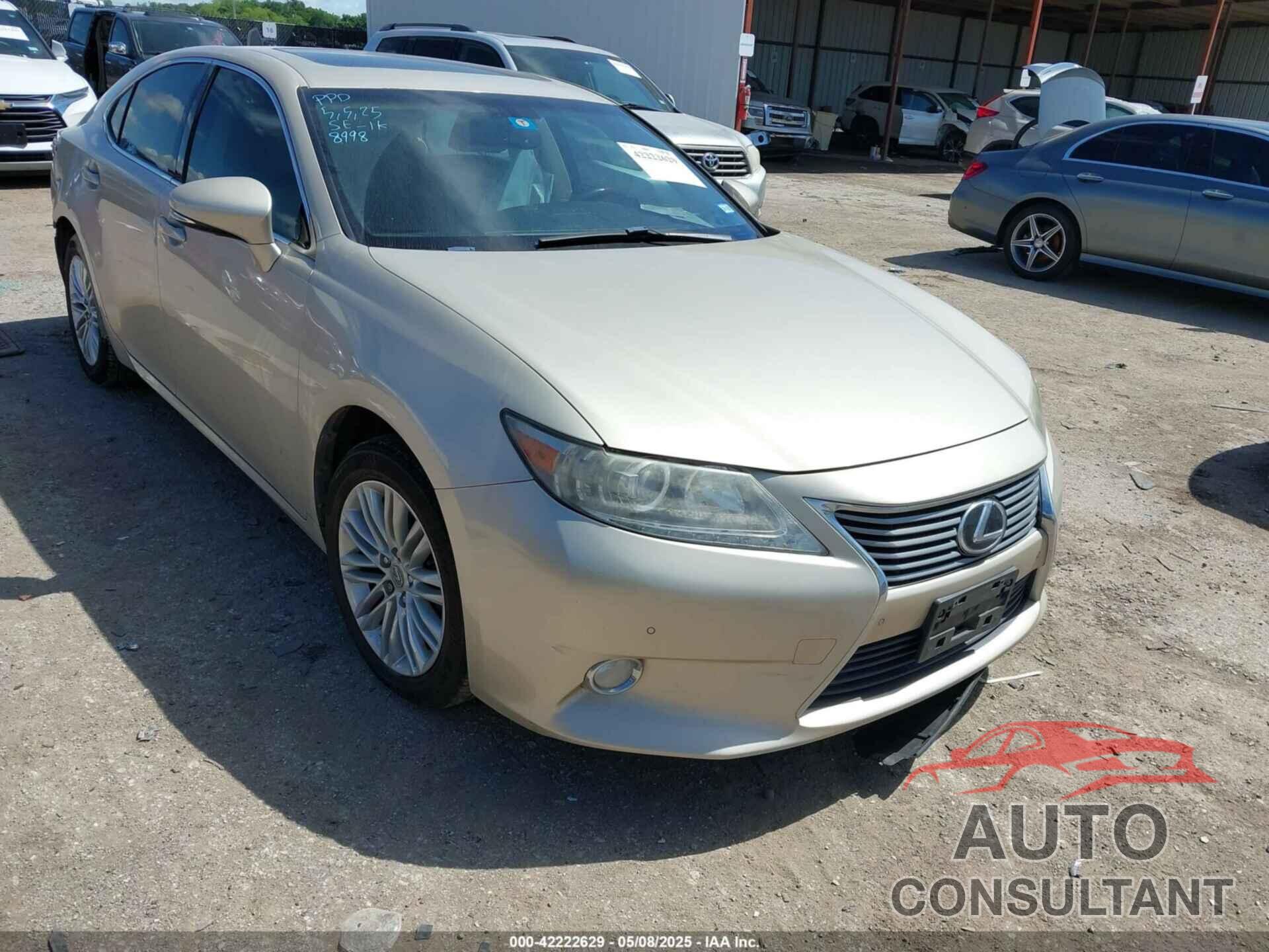 LEXUS ES 350 2013 - JTHBK1GG4D2068998