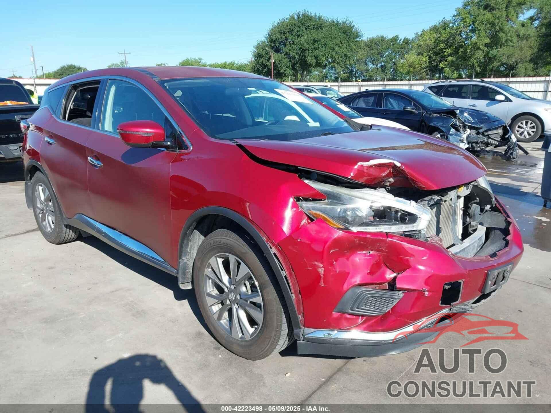 NISSAN MURANO 2018 - 5N1AZ2MG9JN155157