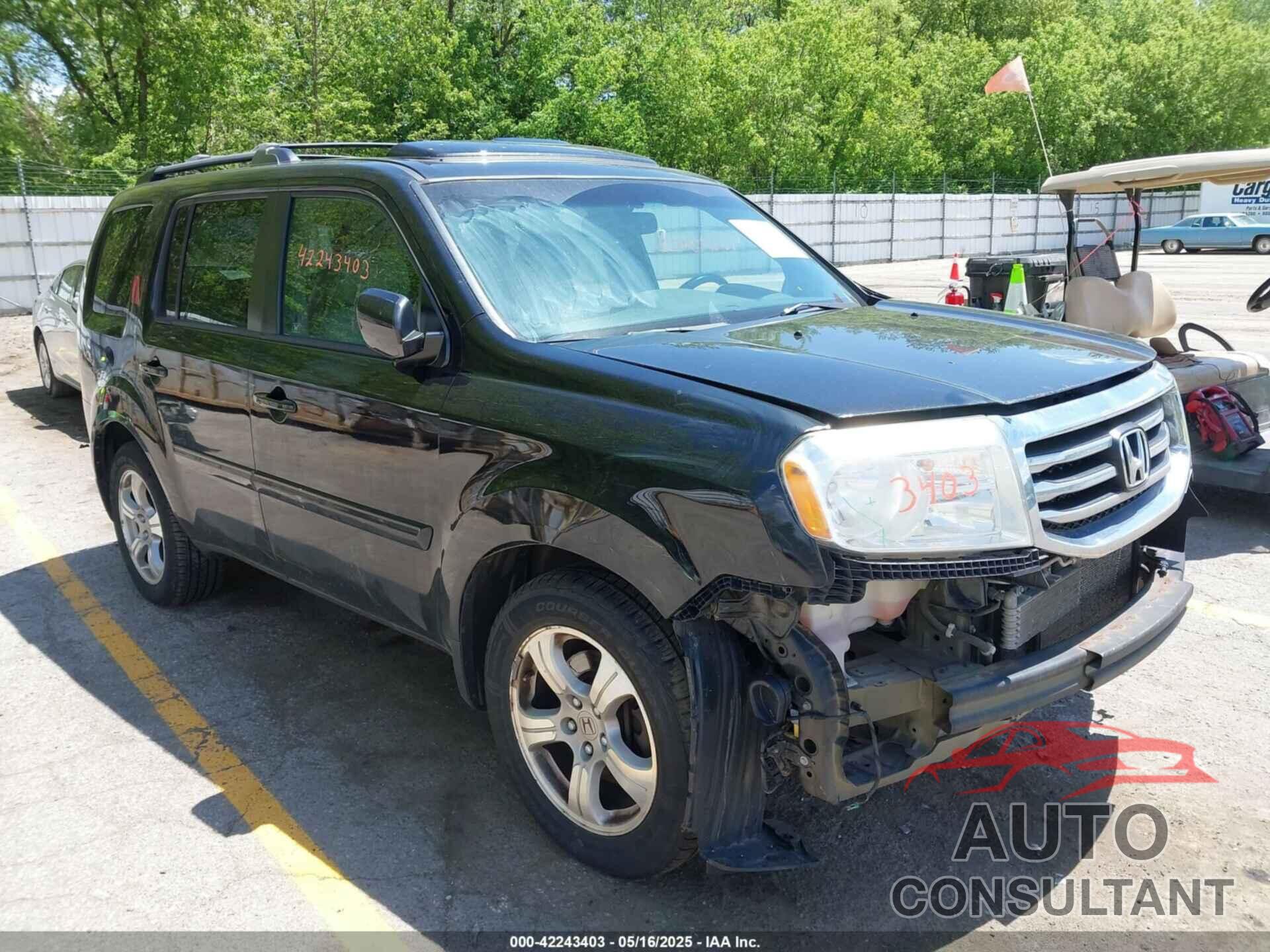 HONDA PILOT 2012 - 5FNYF4H63CB027832