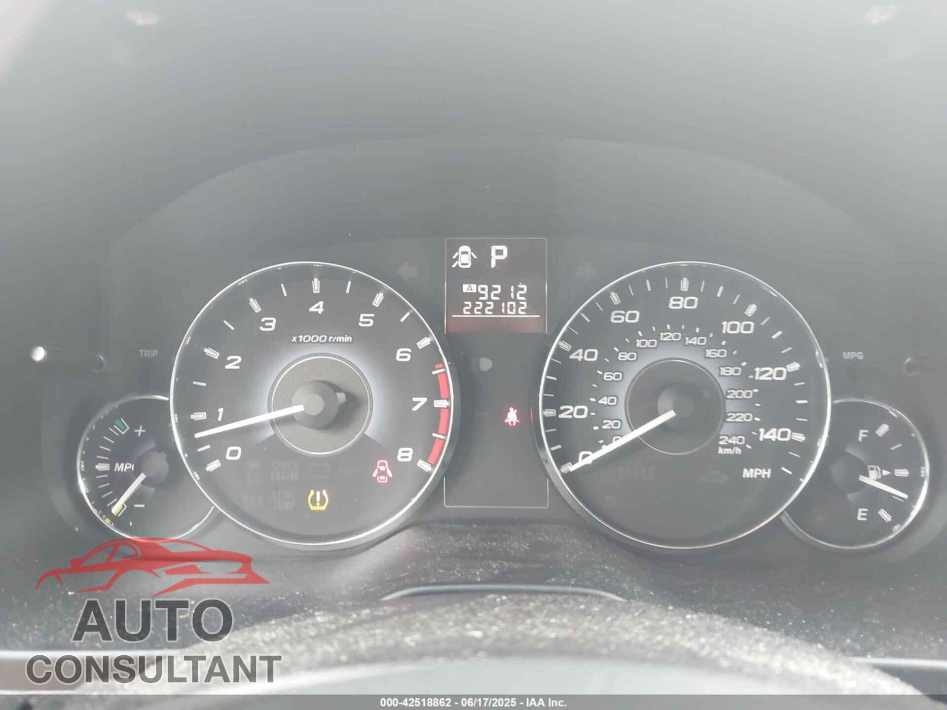 SUBARU OUTBACK 2010 - 4S4BRCCC9A3342662