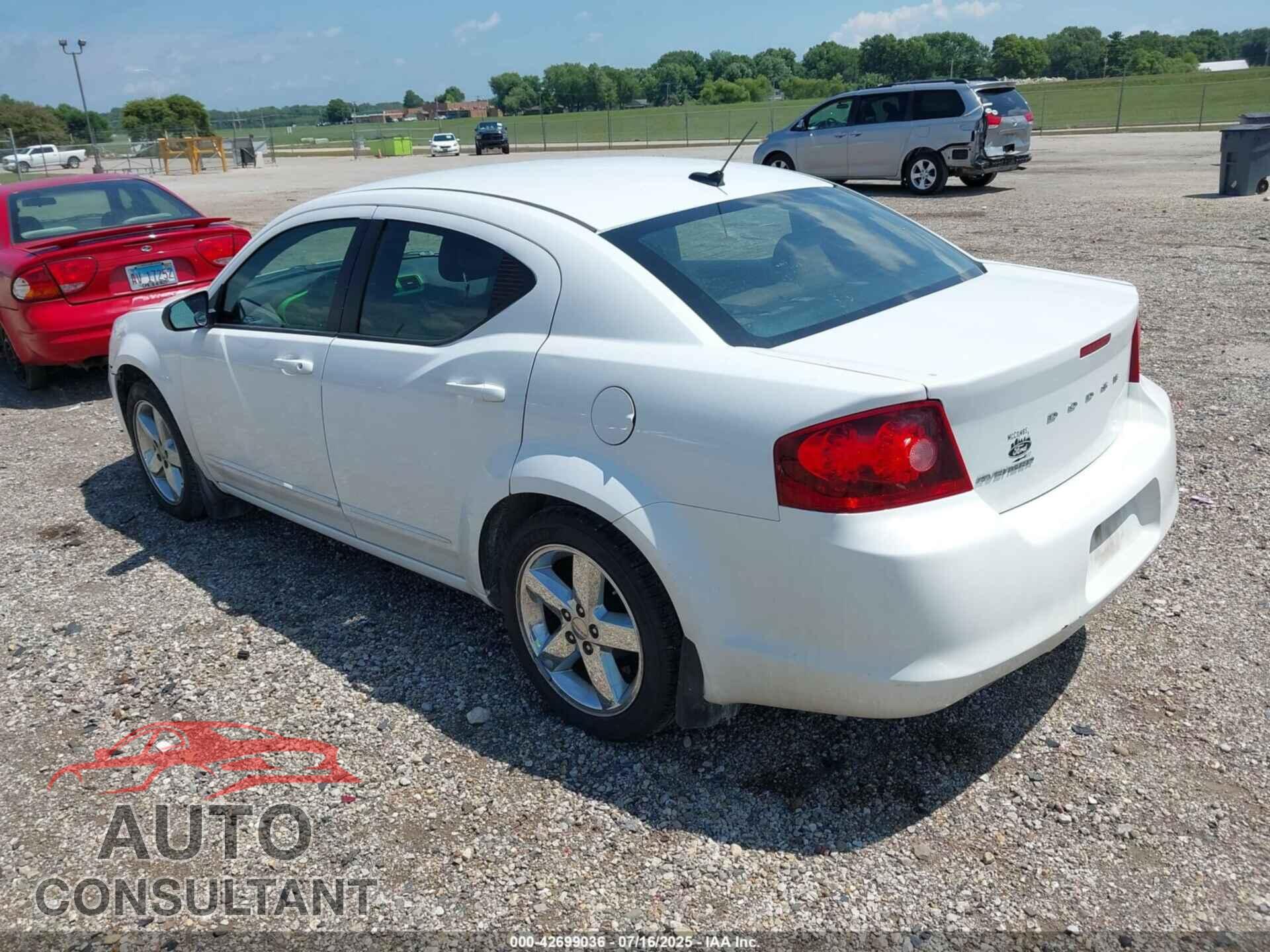 DODGE AVENGER 2012 - 1C3CDZAB0CN146769