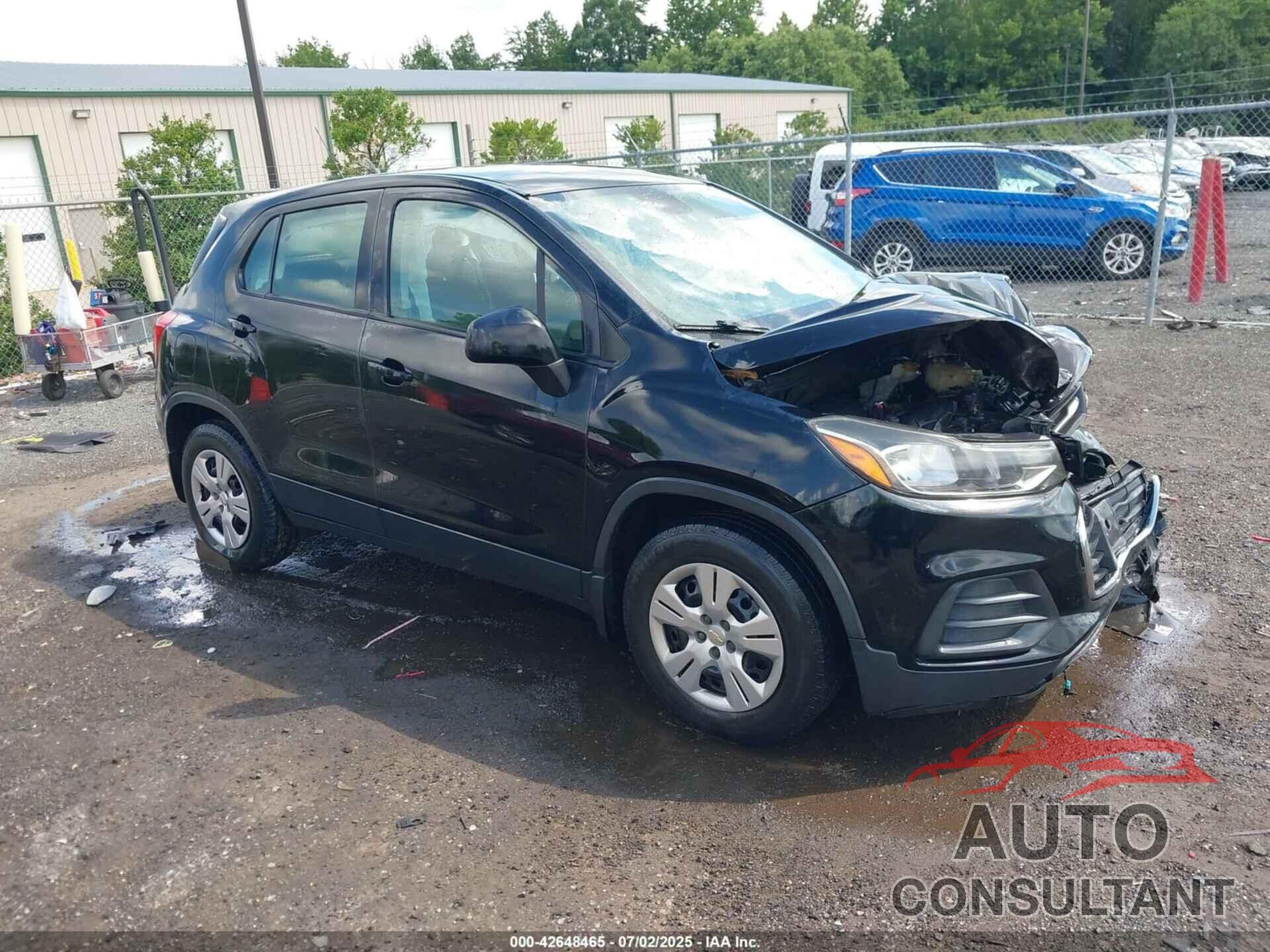 CHEVROLET TRAX 2017 - 3GNCJKSB8HL256817