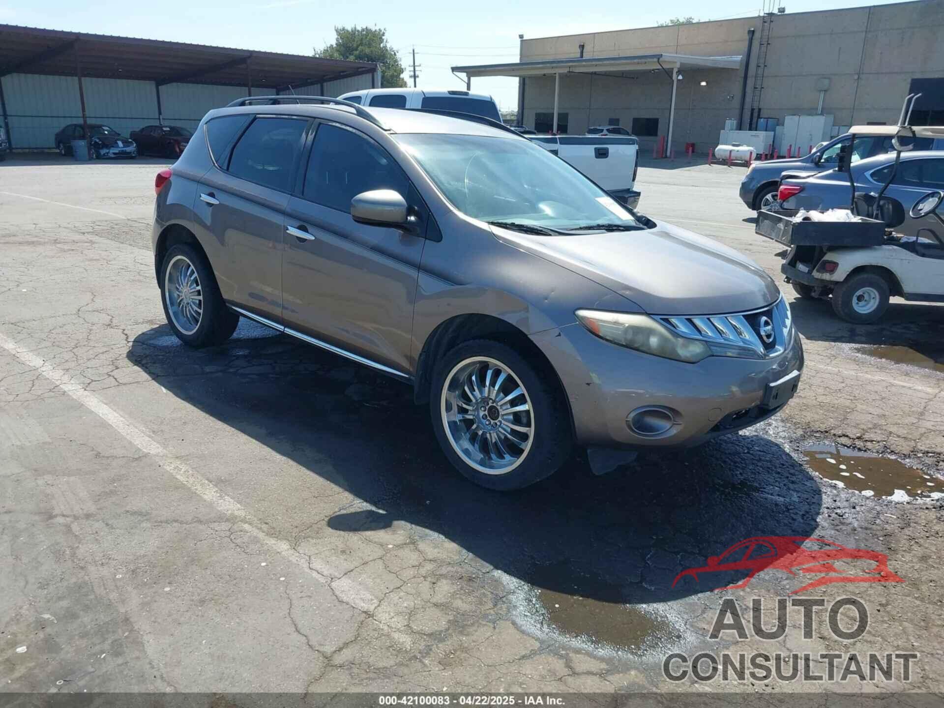 NISSAN MURANO 2009 - JN8AZ18W09W101370
