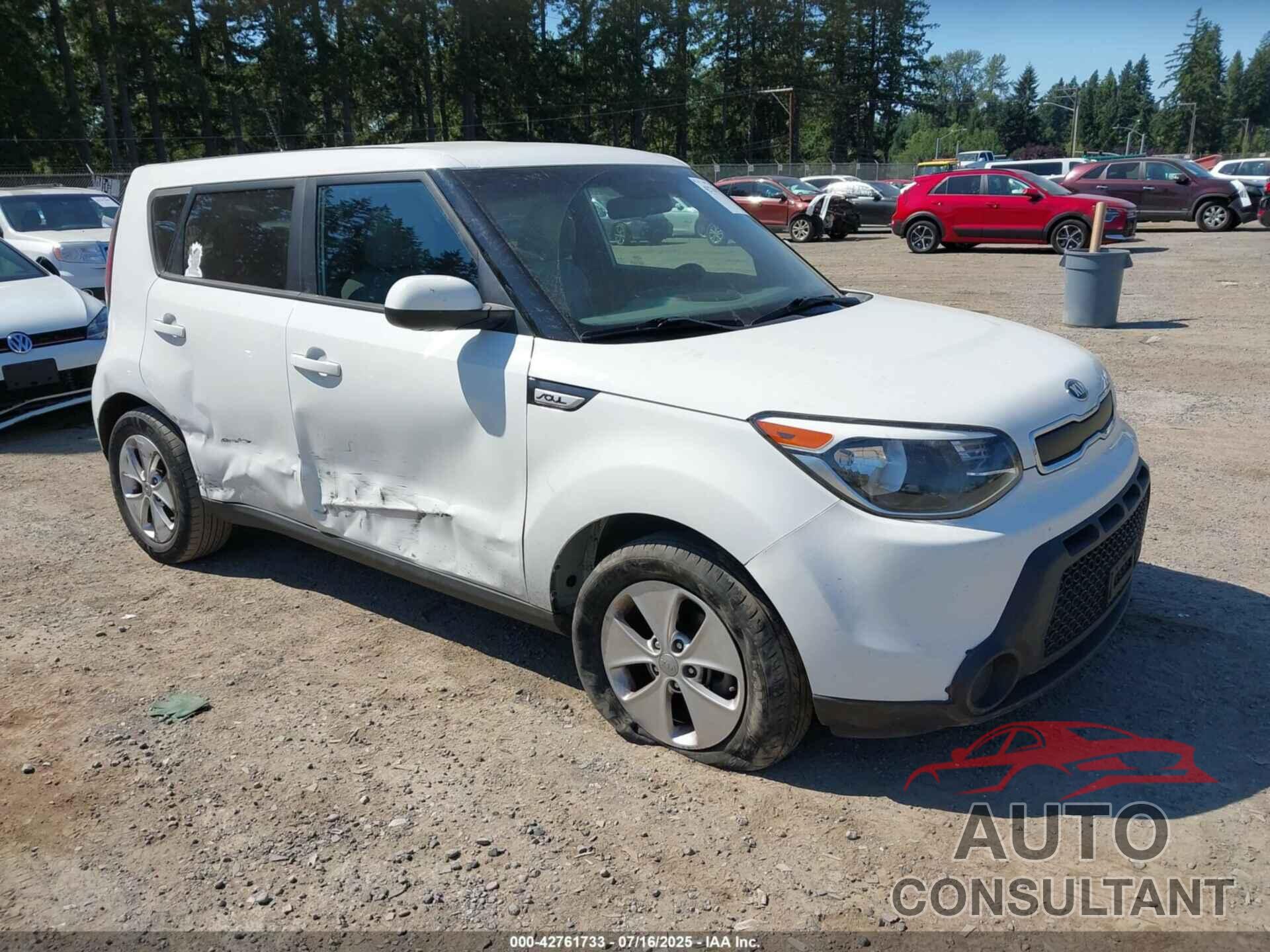 KIA SOUL 2016 - KNDJN2A25G7392640