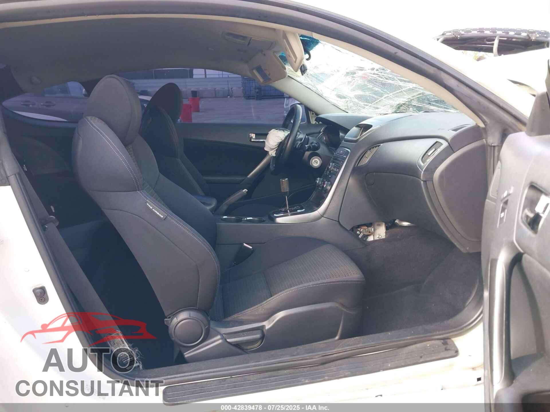 HYUNDAI GENESIS 2012 - KMHHT6KD3CU070436