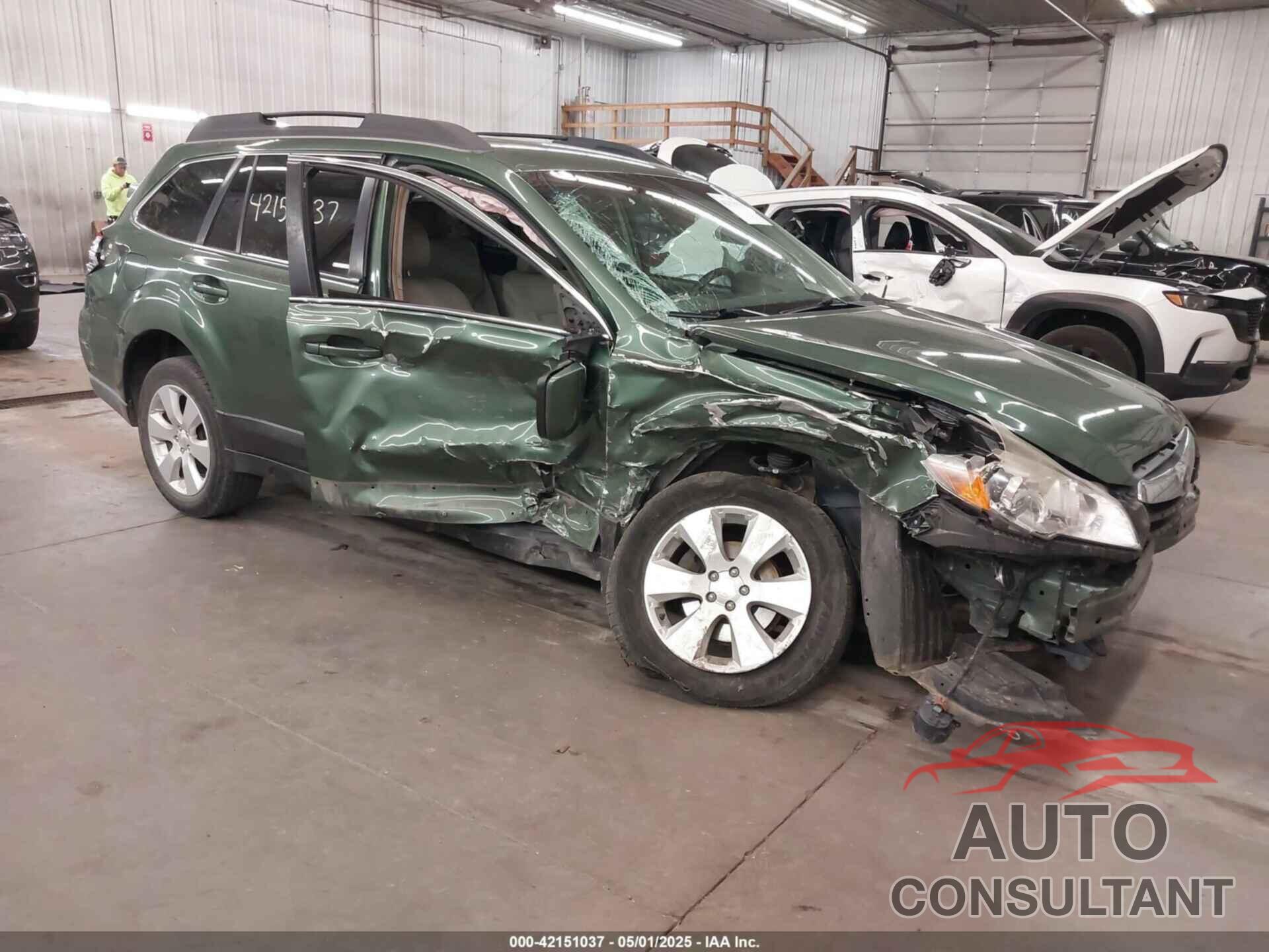 SUBARU OUTBACK 2012 - 4S4BRCCC5C3218231