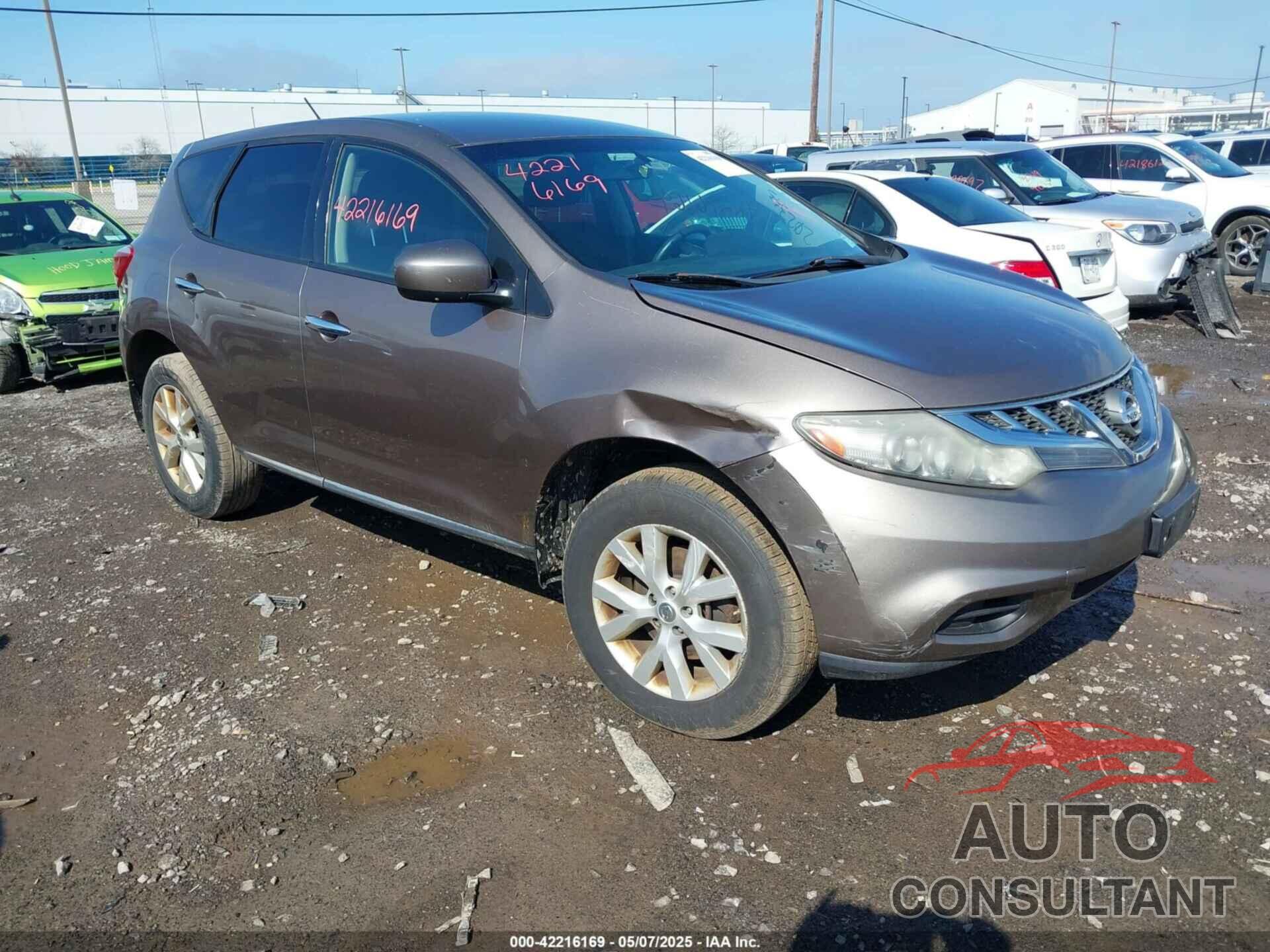 NISSAN MURANO 2011 - JN8AZ1MW1BW168958