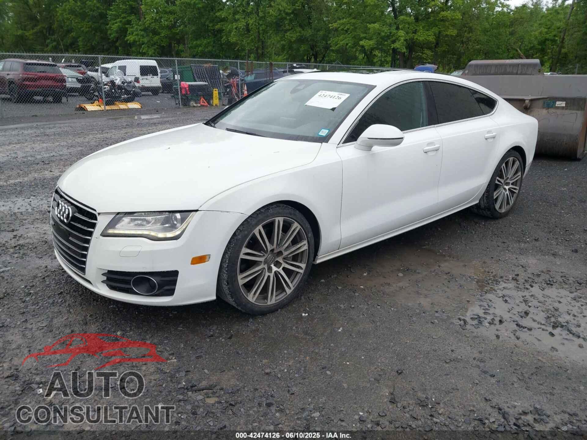 AUDI A7 2012 - WAUSGAFC8CN017502