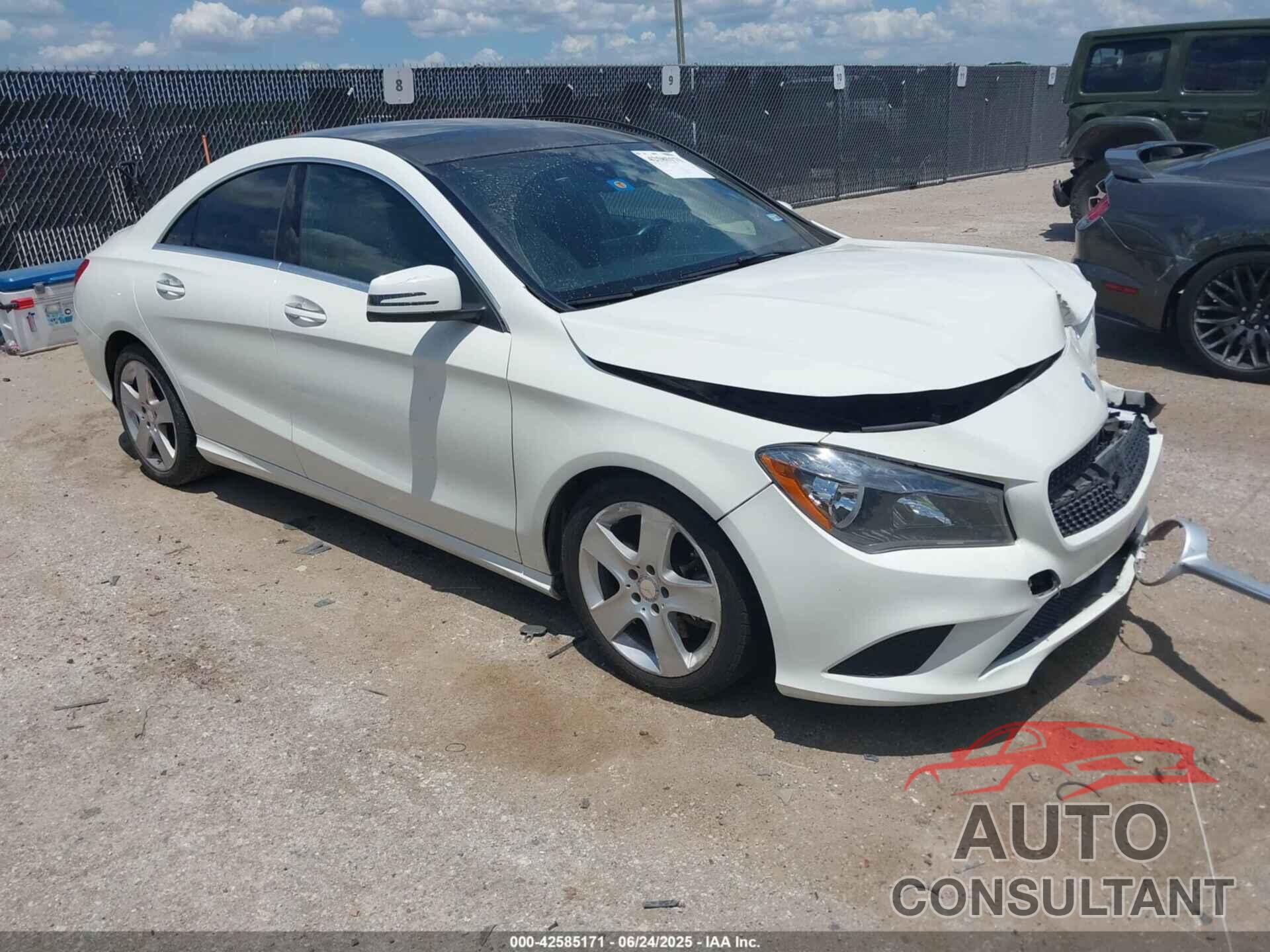 MERCEDES-BENZ CLA 250 2016 - WDDSJ4EB2GN377911