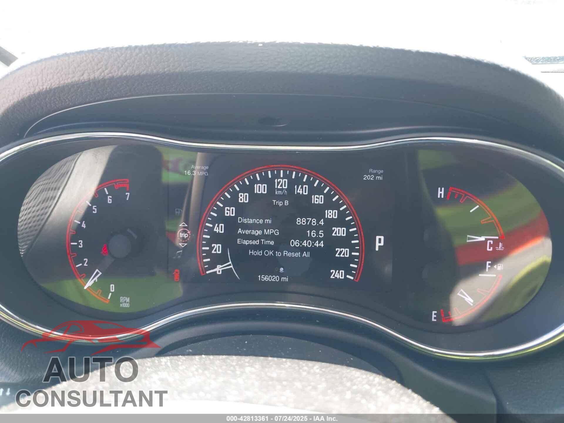 DODGE DURANGO 2015 - 1C4RDJDG4FC695485