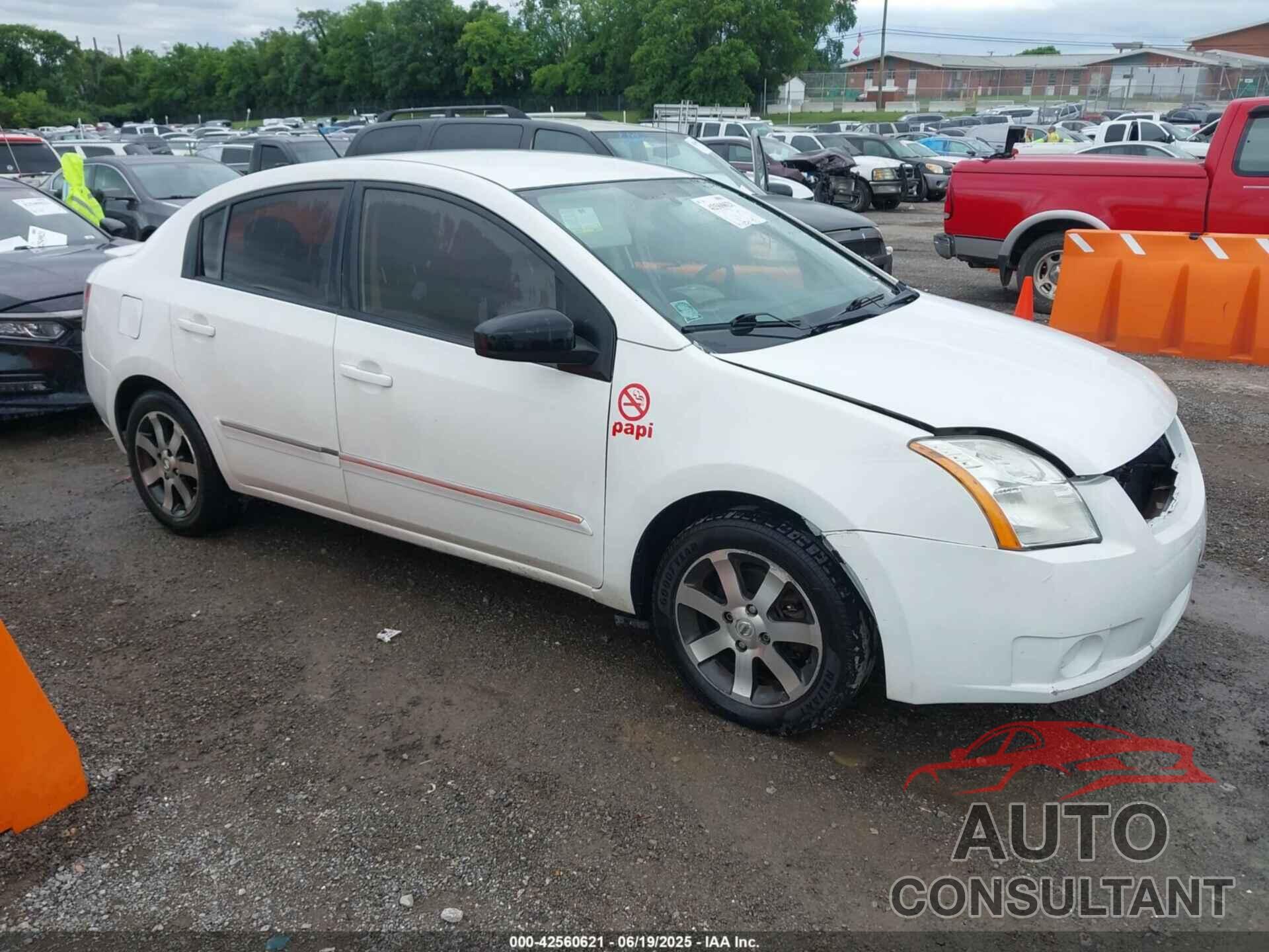 NISSAN SENTRA 2012 - 3N1AB6AP1CL672995