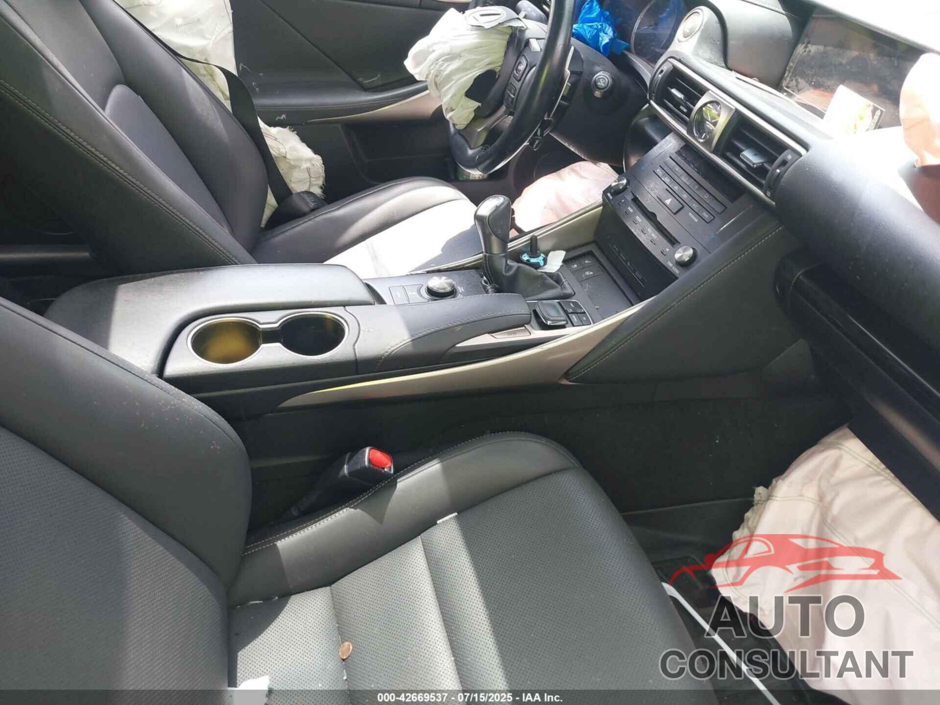 LEXUS IS 300 2019 - JTHBA1D21K5087709