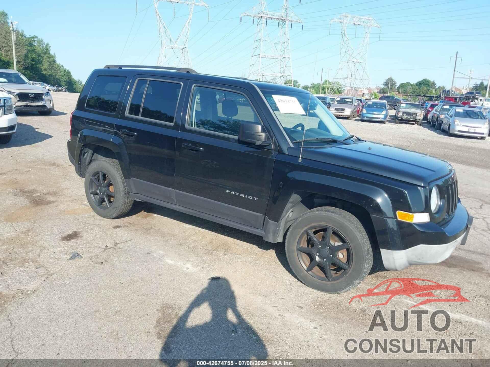 JEEP PATRIOT 2016 - 1C4NJRBBXGD521557