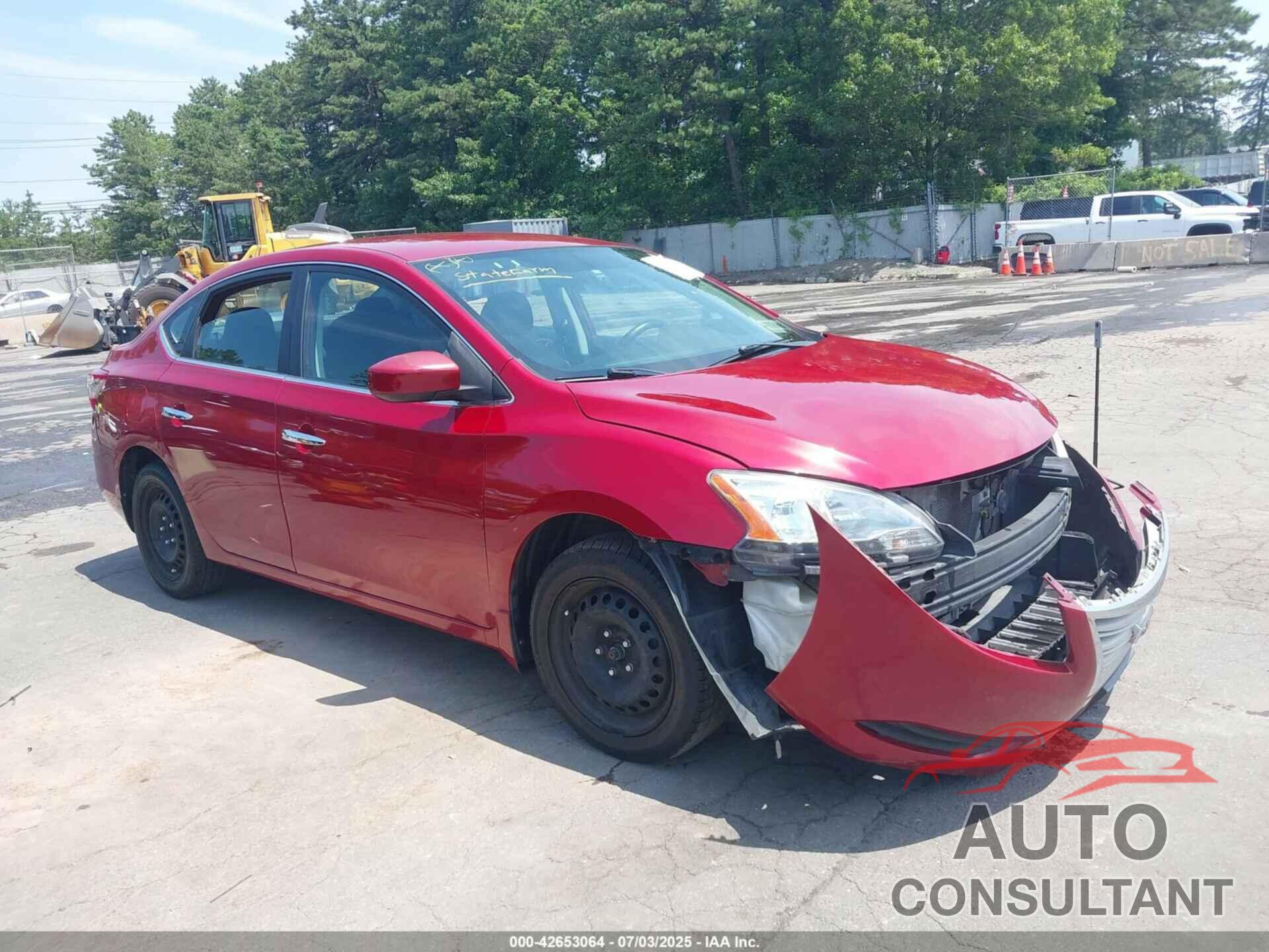NISSAN SENTRA 2013 - 3N1AB7APXDL735938