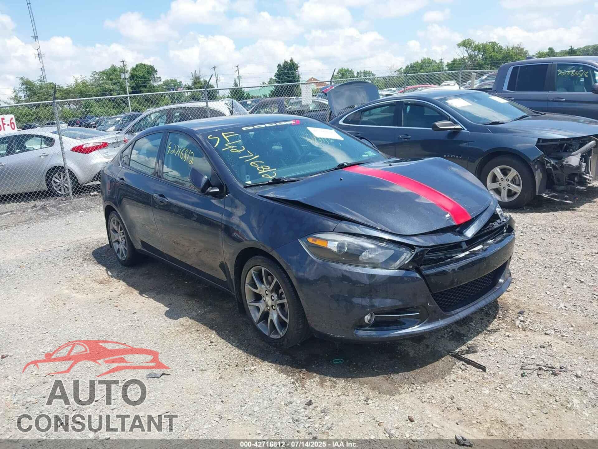 DODGE DART 2014 - 1C3CDFBB7ED902734