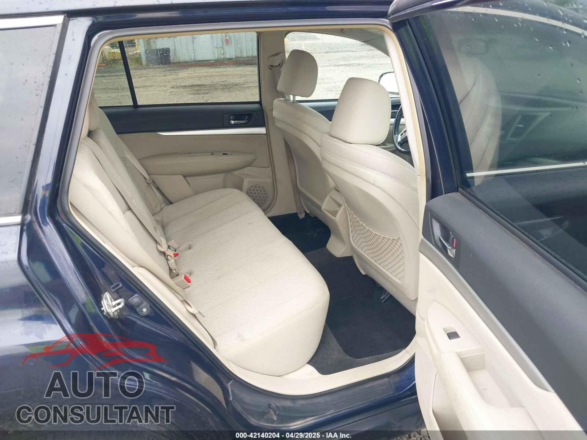 SUBARU OUTBACK 2012 - 4S4BRBCC2C3302033
