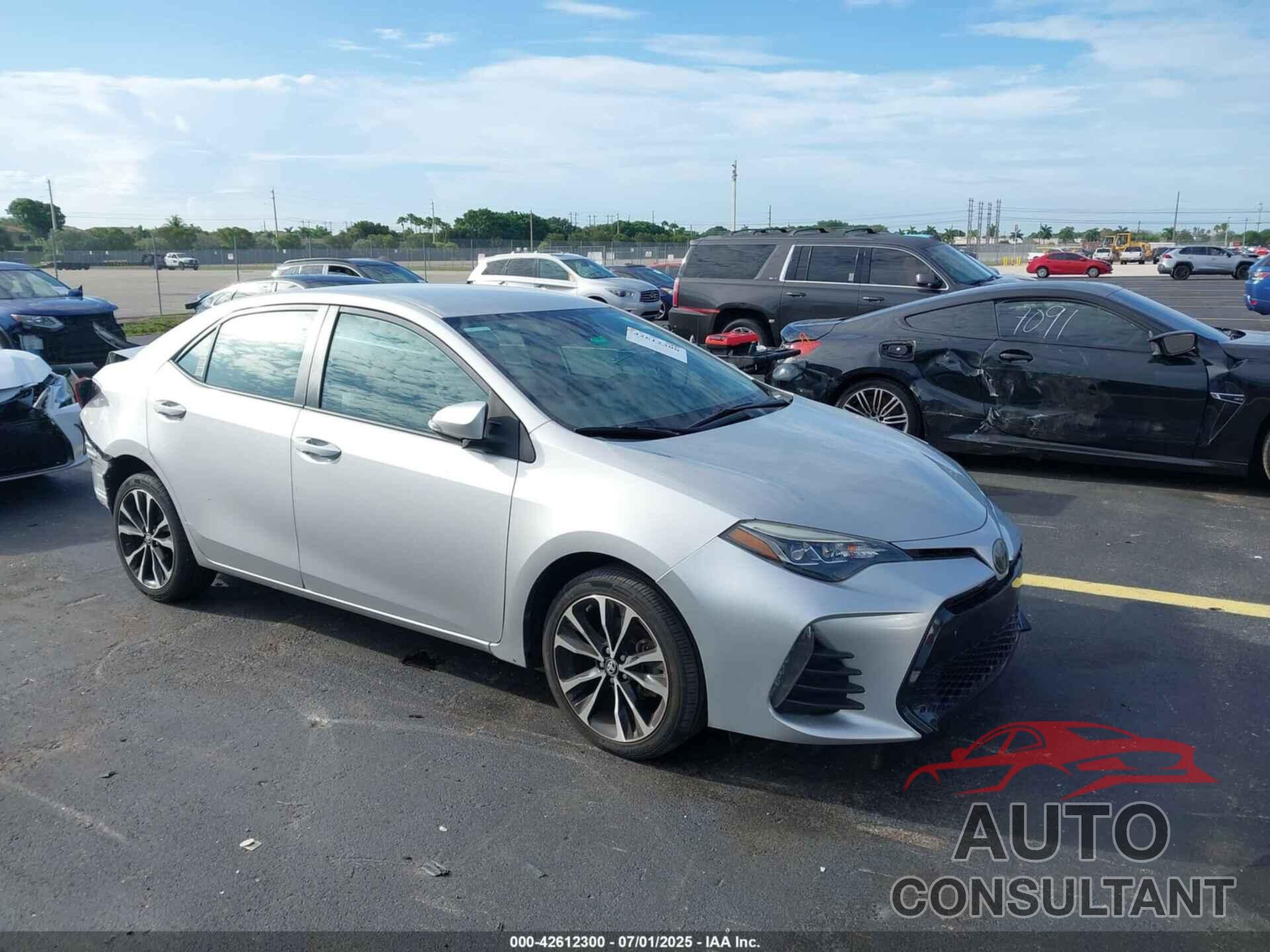 TOYOTA COROLLA 2019 - 5YFBURHE0KP909155