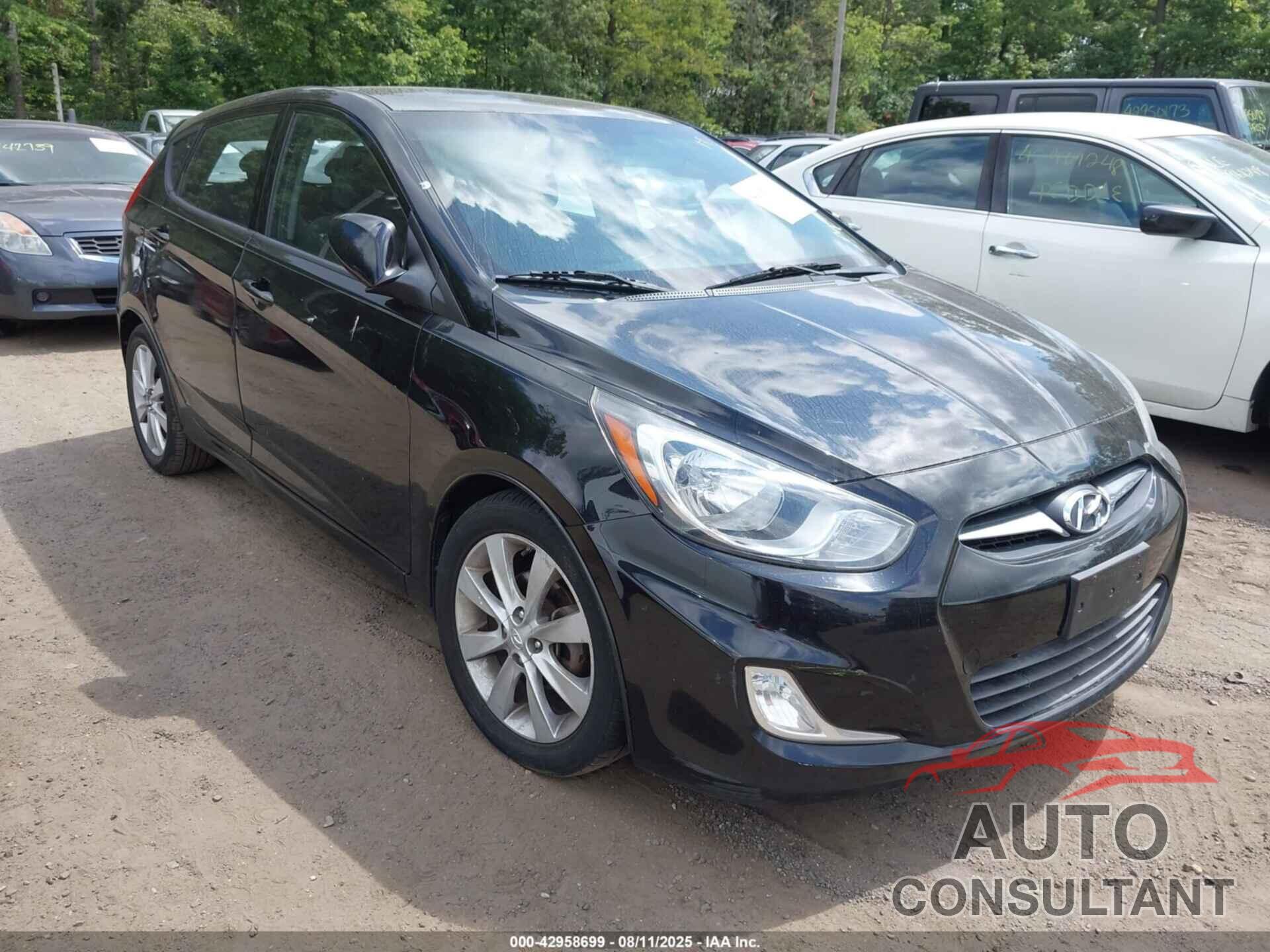 HYUNDAI ACCENT 2012 - KMHCU5AE9CU004467