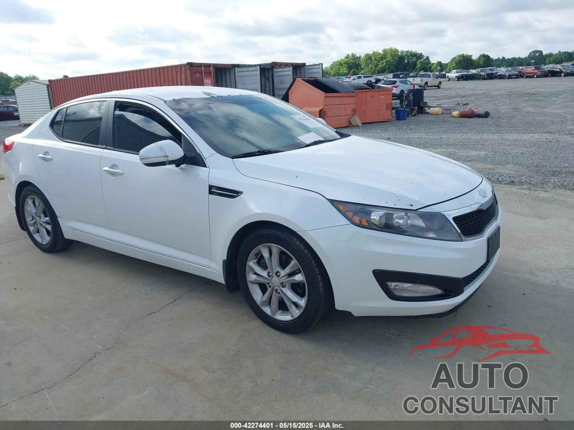 KIA OPTIMA 2012 - 5XXGN4A72CG086076