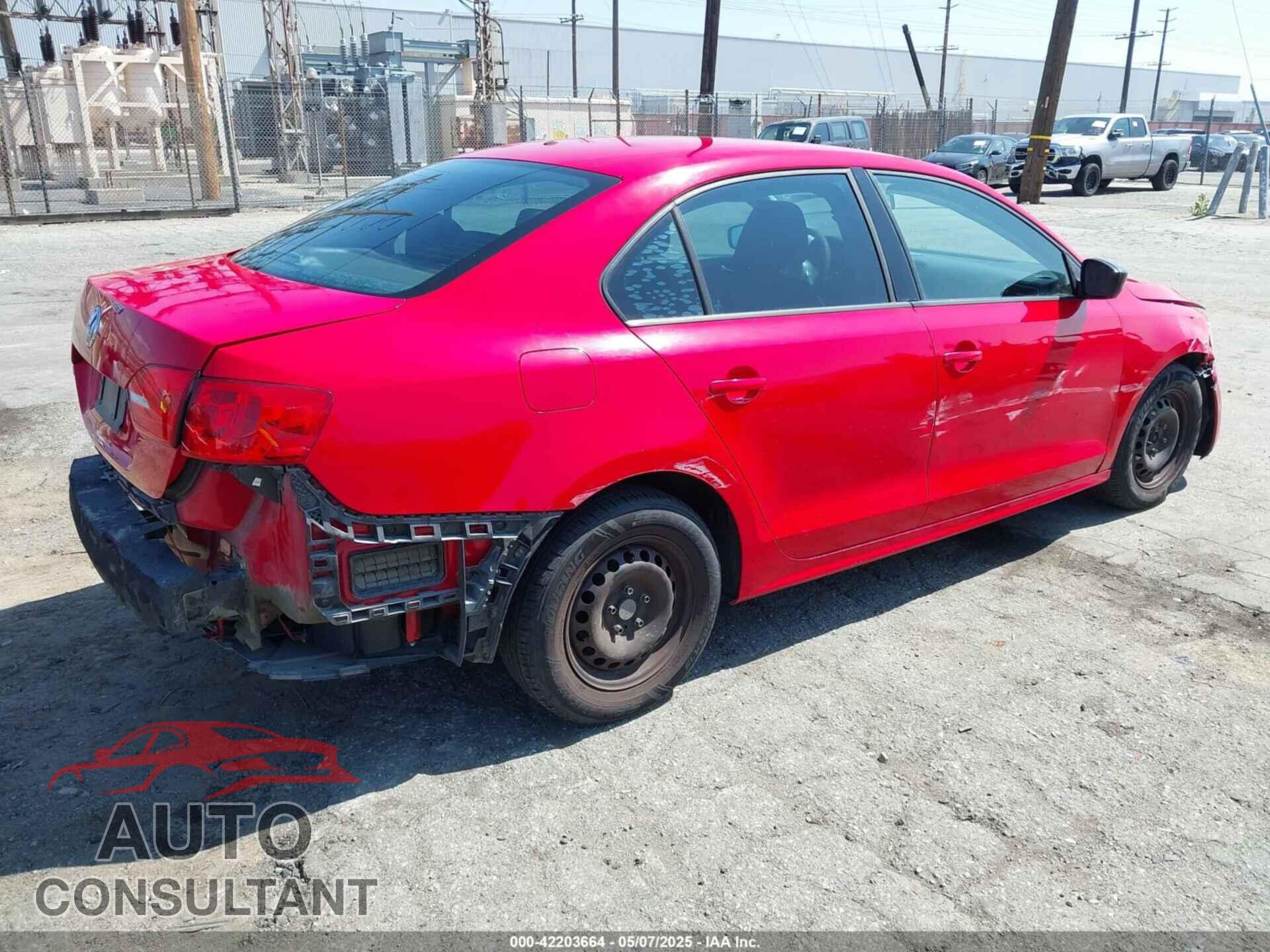 VOLKSWAGEN JETTA 2012 - 3VW2K7AJ4CM416389