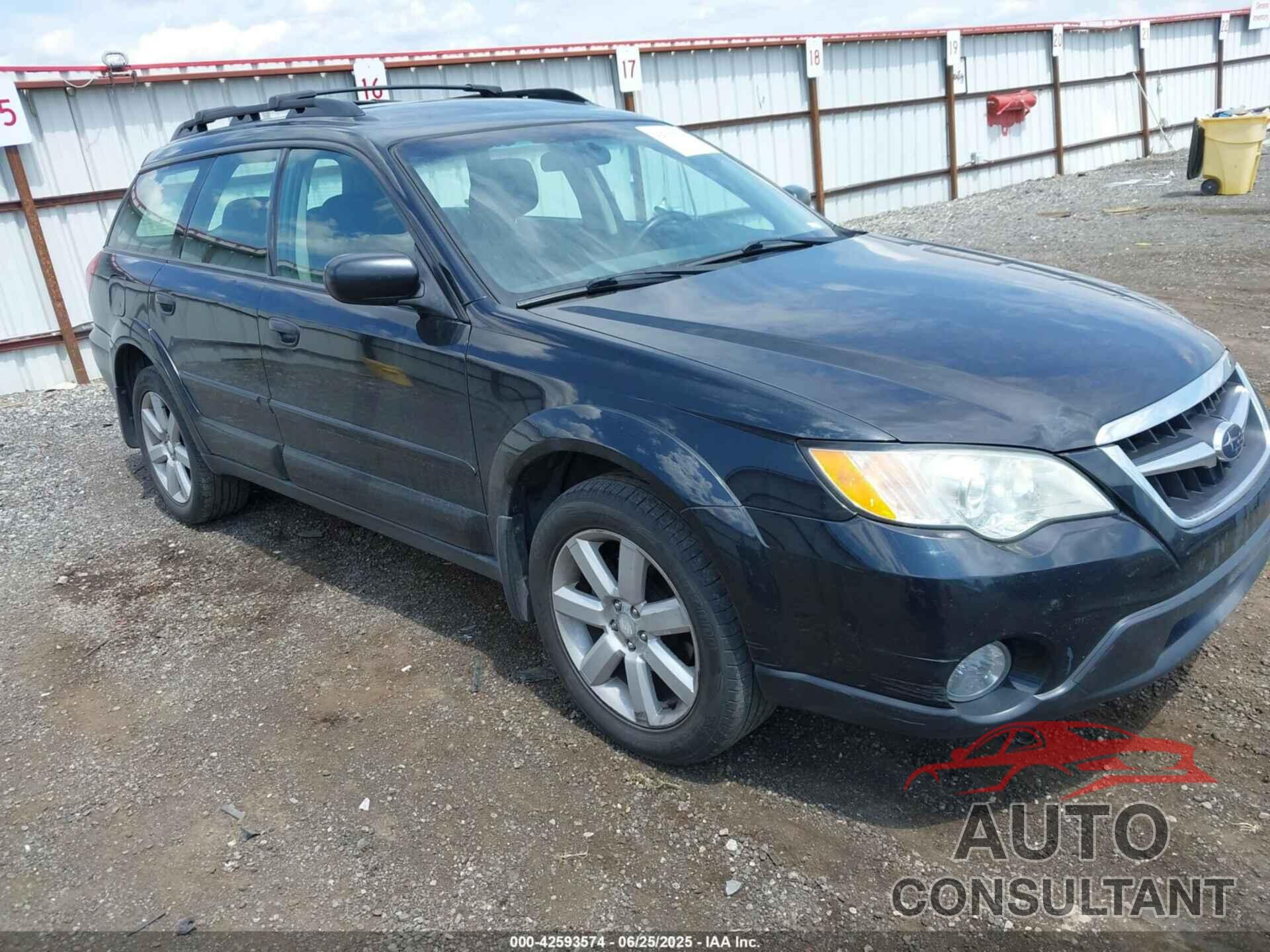 SUBARU OUTBACK 2009 - 4S4BP61C697314428