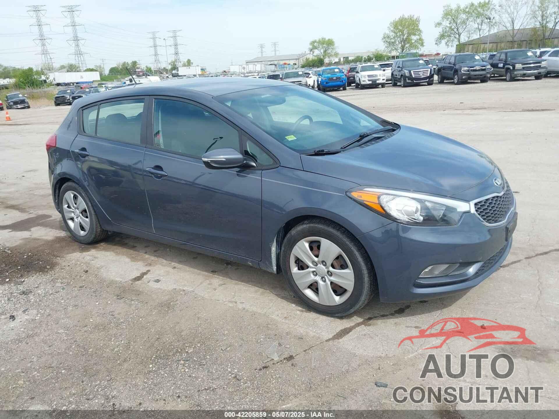 KIA FORTE 2016 - KNAFK5A87G5659502