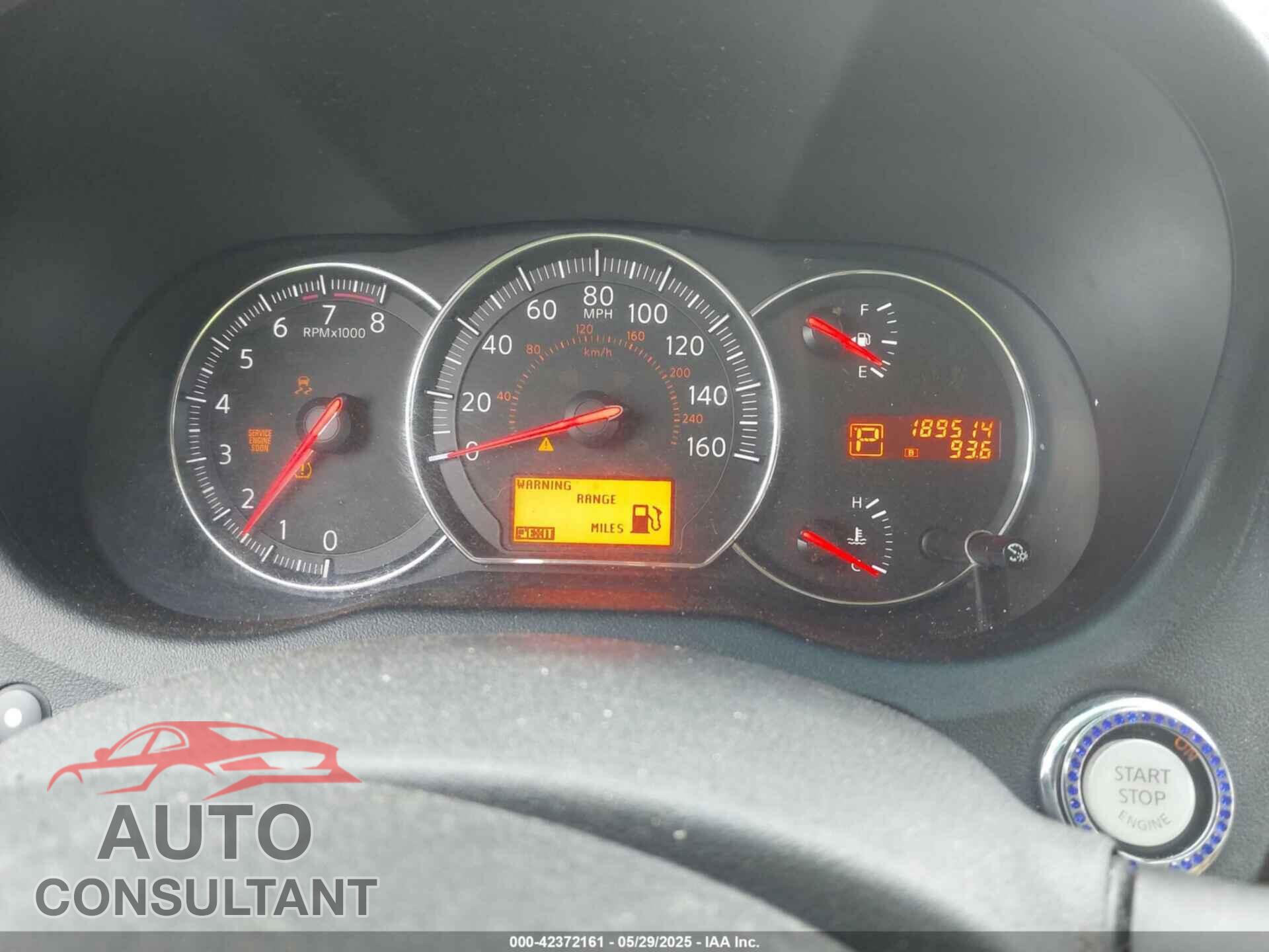 NISSAN MAXIMA 2011 - 1N4AA5AP1BC855128