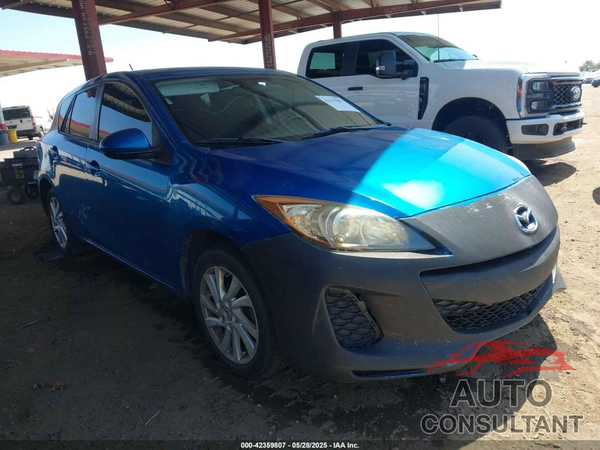 MAZDA MAZDA3 2012 - JM1BL1L82C1661616