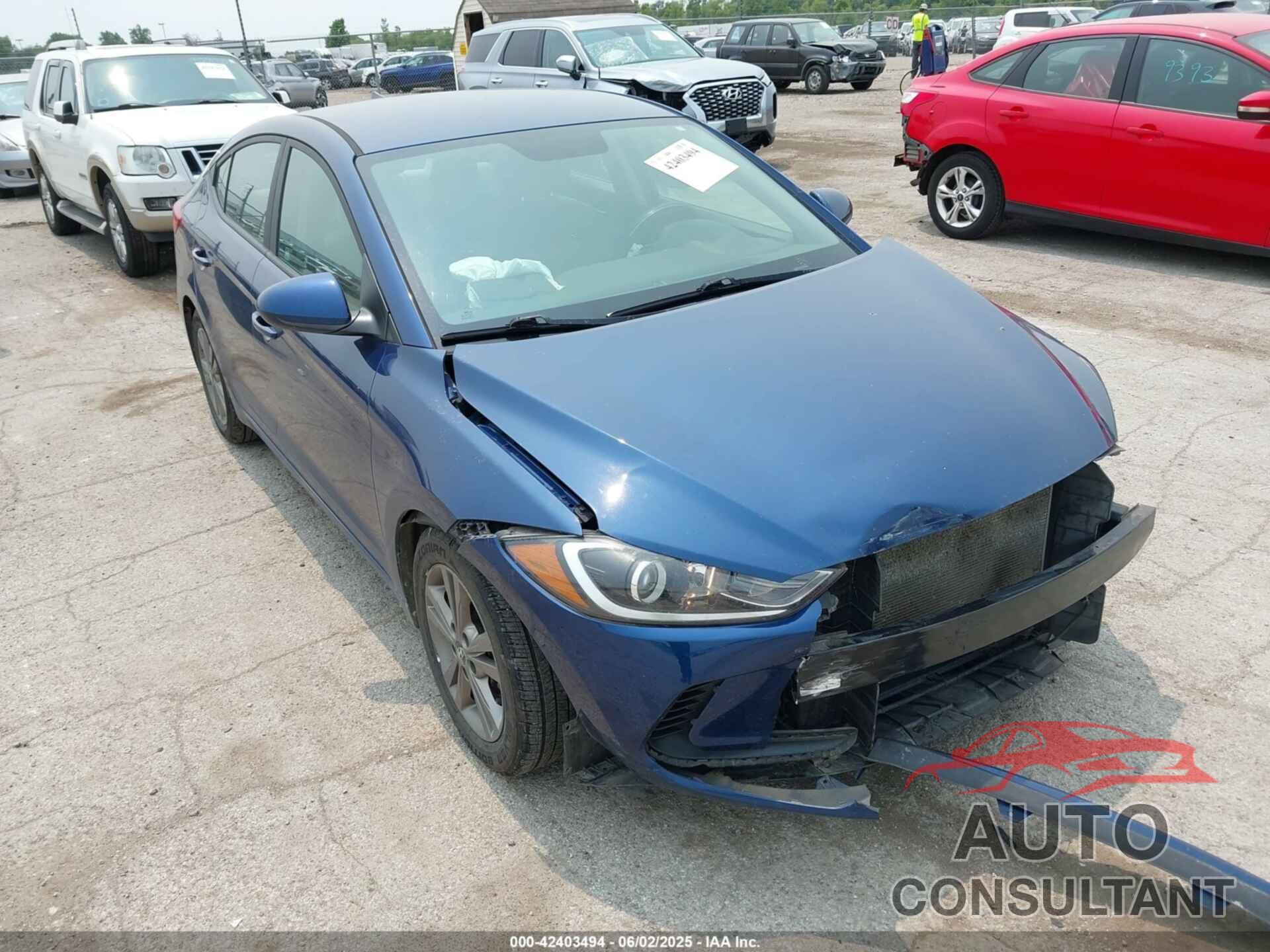 HYUNDAI ELANTRA 2017 - 5NPD84LF7HH081076