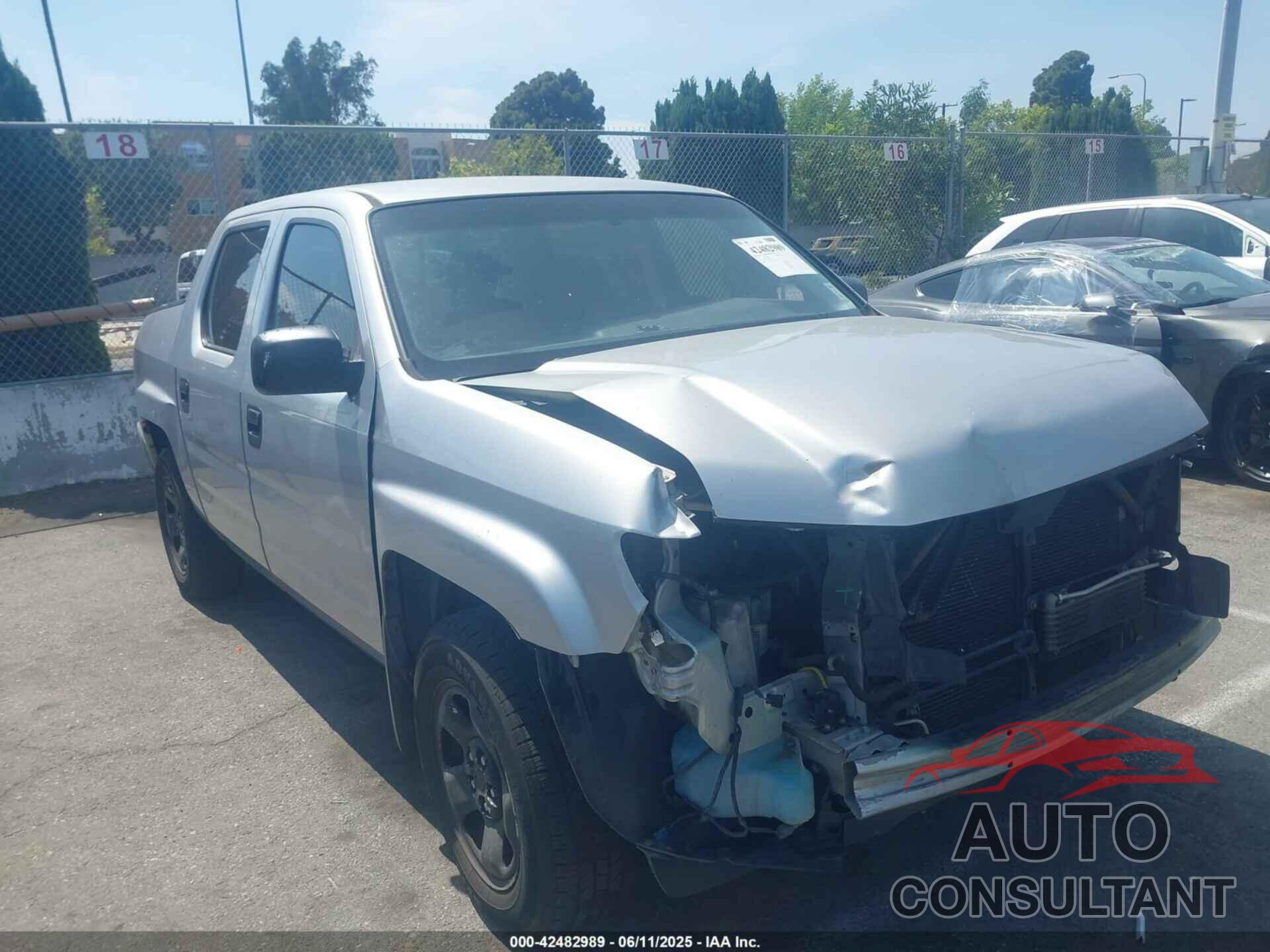 HONDA RIDGELINE 2012 - 5FPYK1F21CB456257